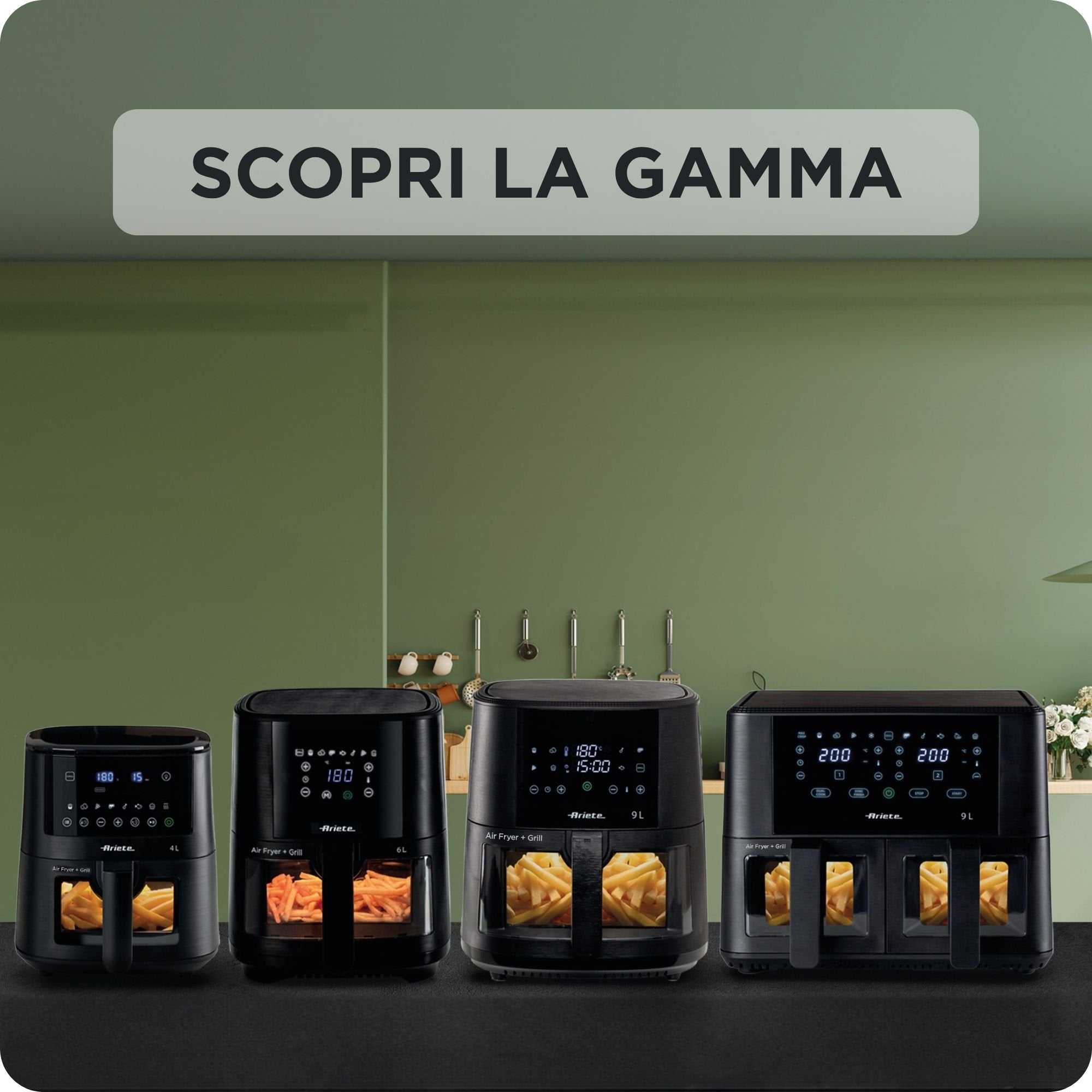 EAN 8003705122314 - Ariete 4630/00 Sencillo 9 L Independiente 1500 W Freidora de aire caliente Negro imagen 9