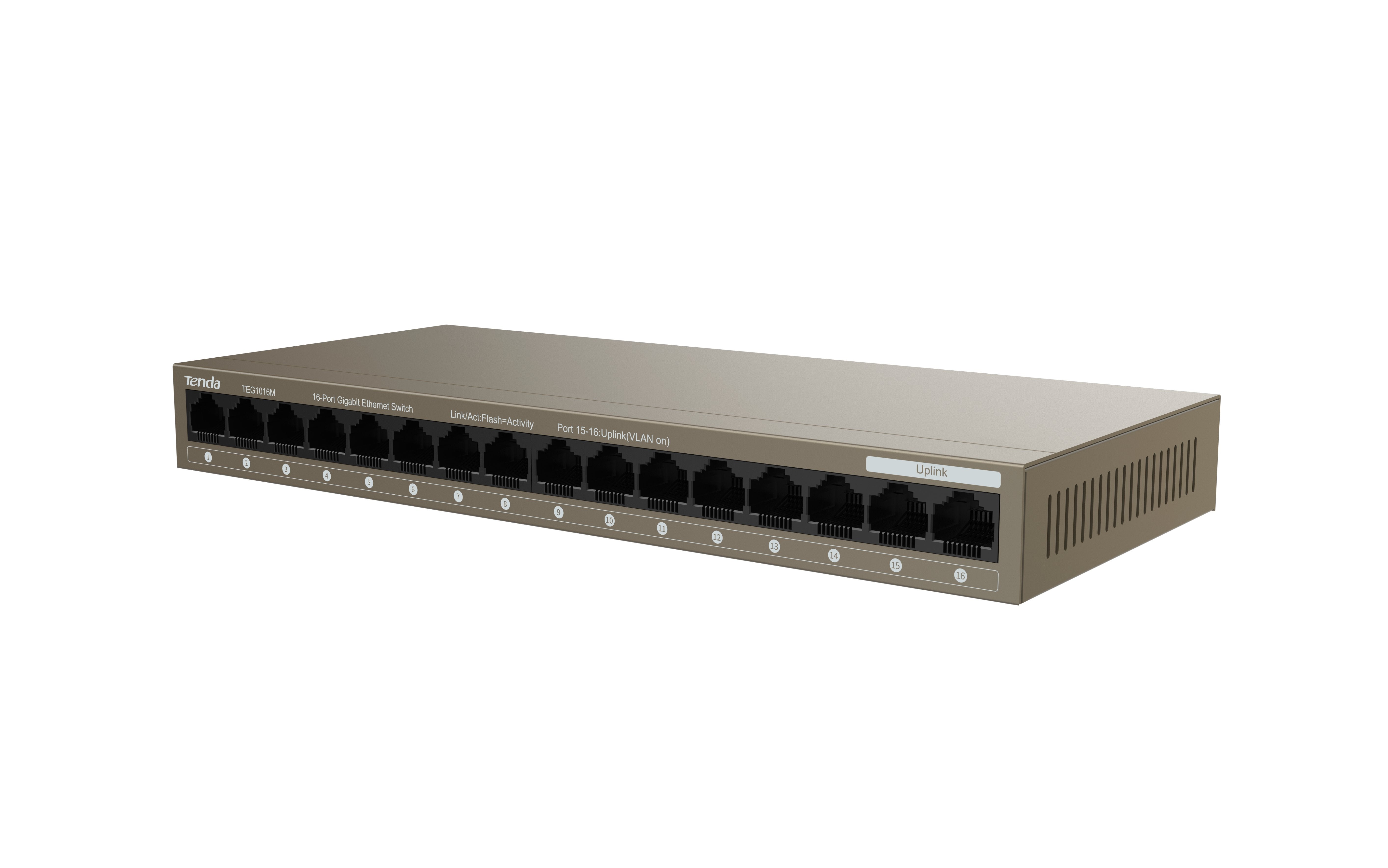 EAN 6932849431919 - Tenda TEG1016M switch No administrado Gigabit Ethernet (10/100/1000) imagen 3