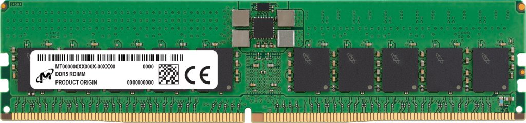 Micron Ddr5 Módulo 48 Gb Dimm De 288 Contactos 4800 Mhz / Pc5-38400 Cl40 Registrado Ecc