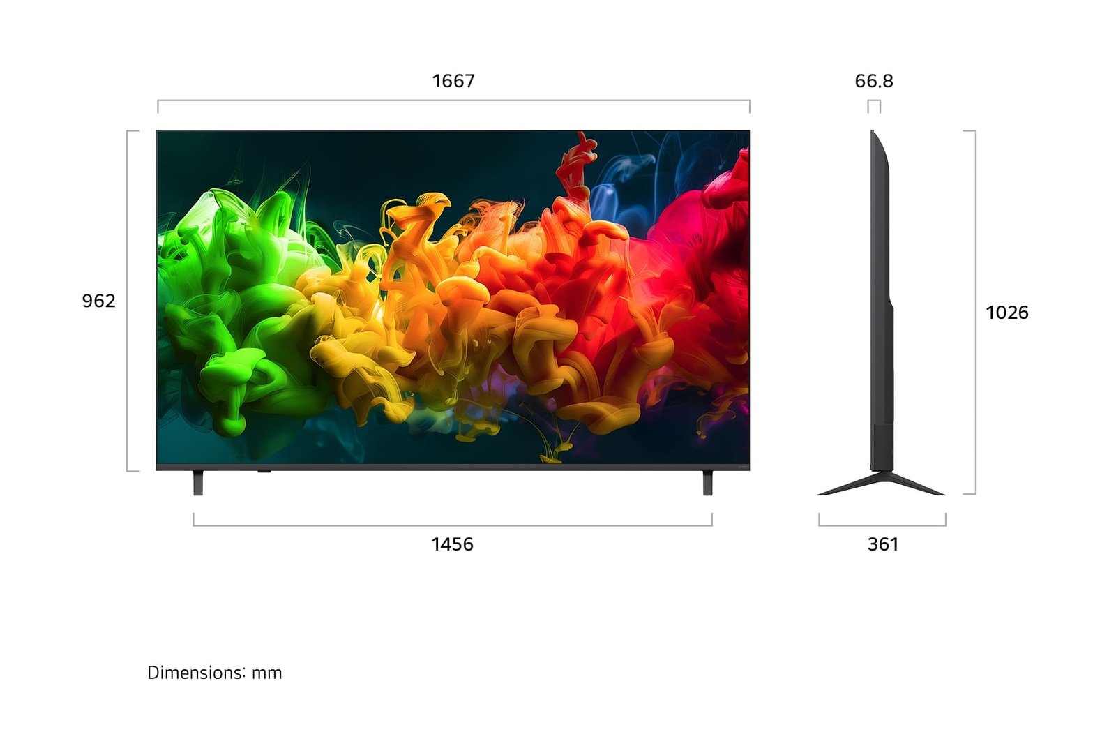 EAN 8806096777015 - LG QNED evo AI MiniLED 75QNED8EB3A 190,5 cm (75") 4K Ultra HD Smart TV Wifi Negro imagen 2