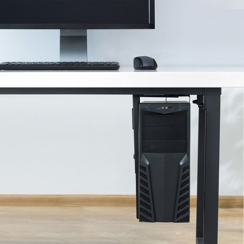 EAN 8054392619458 - Ewent EW1293 soporte de CPU Soporte para instalación de CPU bajo mesa Negro imagen 2