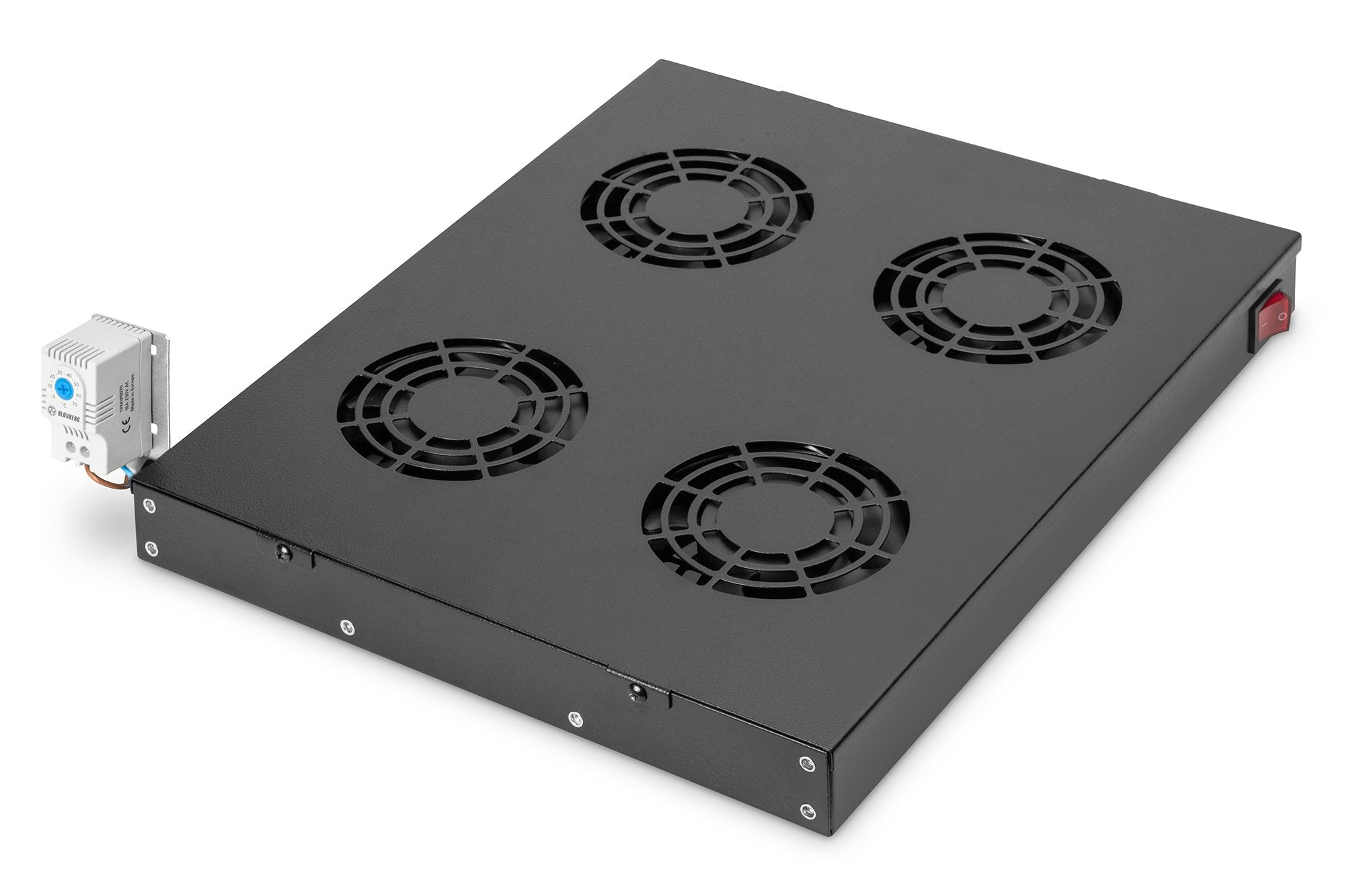 EAN 4016032189909 - Digitus DN-19 FAN-4-HO-SW accesorio de bastidor Panel ciego de relleno para rack con ventilación y bisagr imagen 1