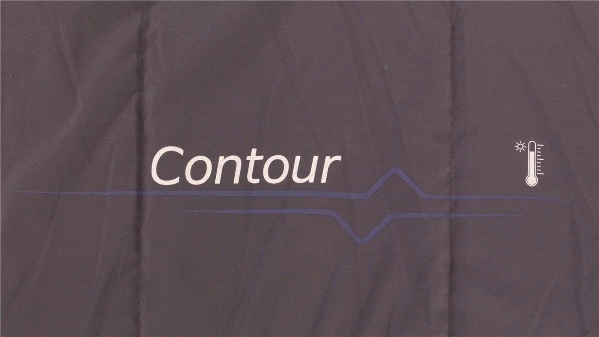 Outwell Contour Saco De Dormir Rectangular Poliéster Púrpura