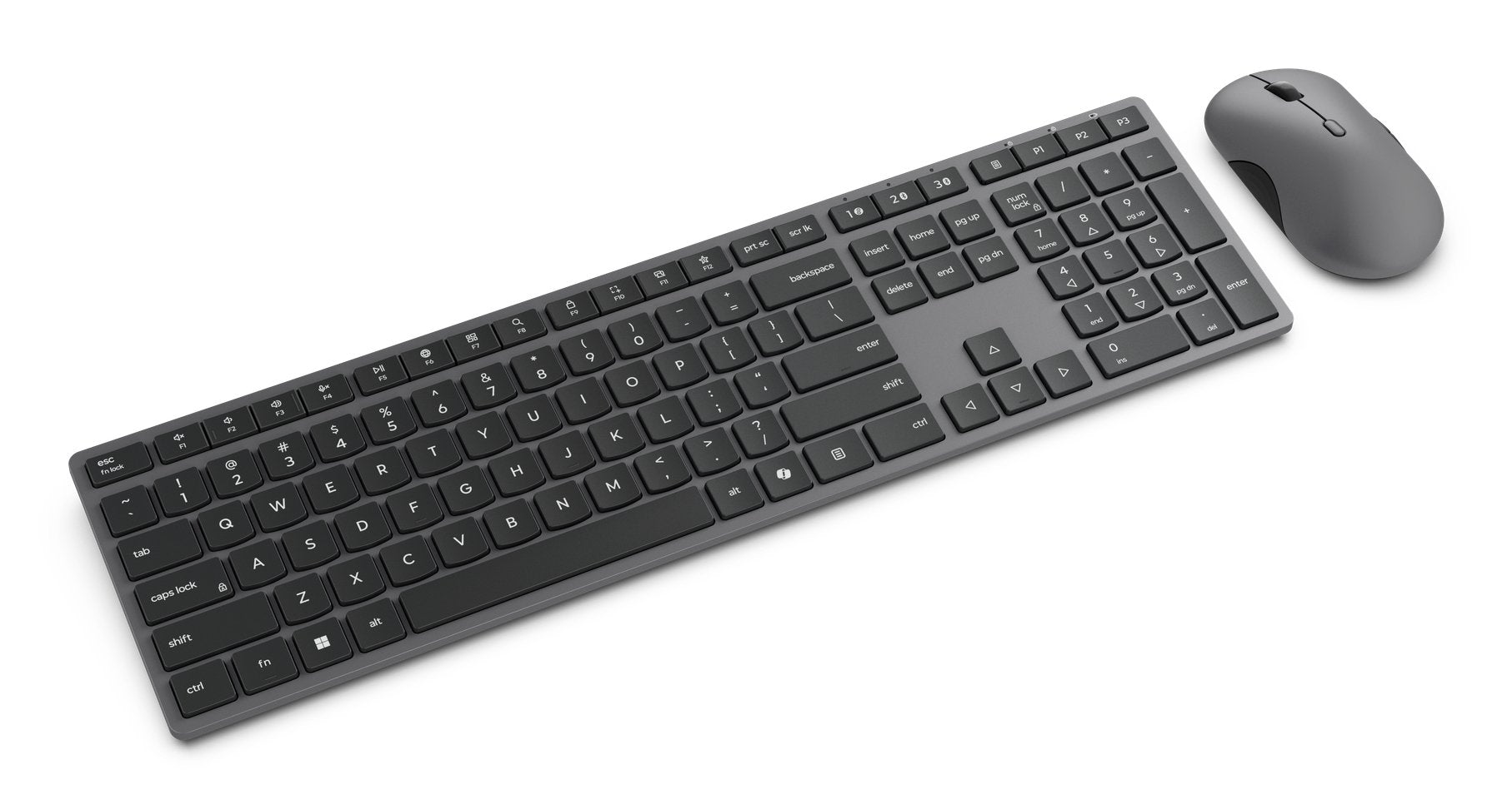 EAN 0195892125655 - Lenovo GX31S04978 teclado Ratón incluido Oficina RF Wireless + Bluetooth Español Gris imagen 5
