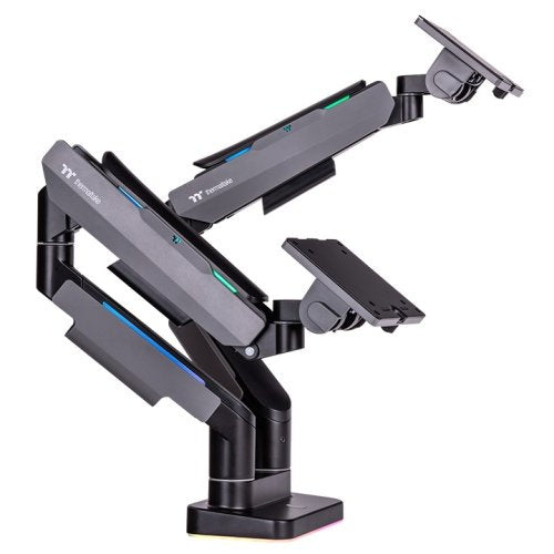 EAN 4711475641884 - Thermaltake GEA-MSR-DMSBLK-01 soporte para monitor 88,9 cm (35") Escritorio Negro, Gris imagen 1