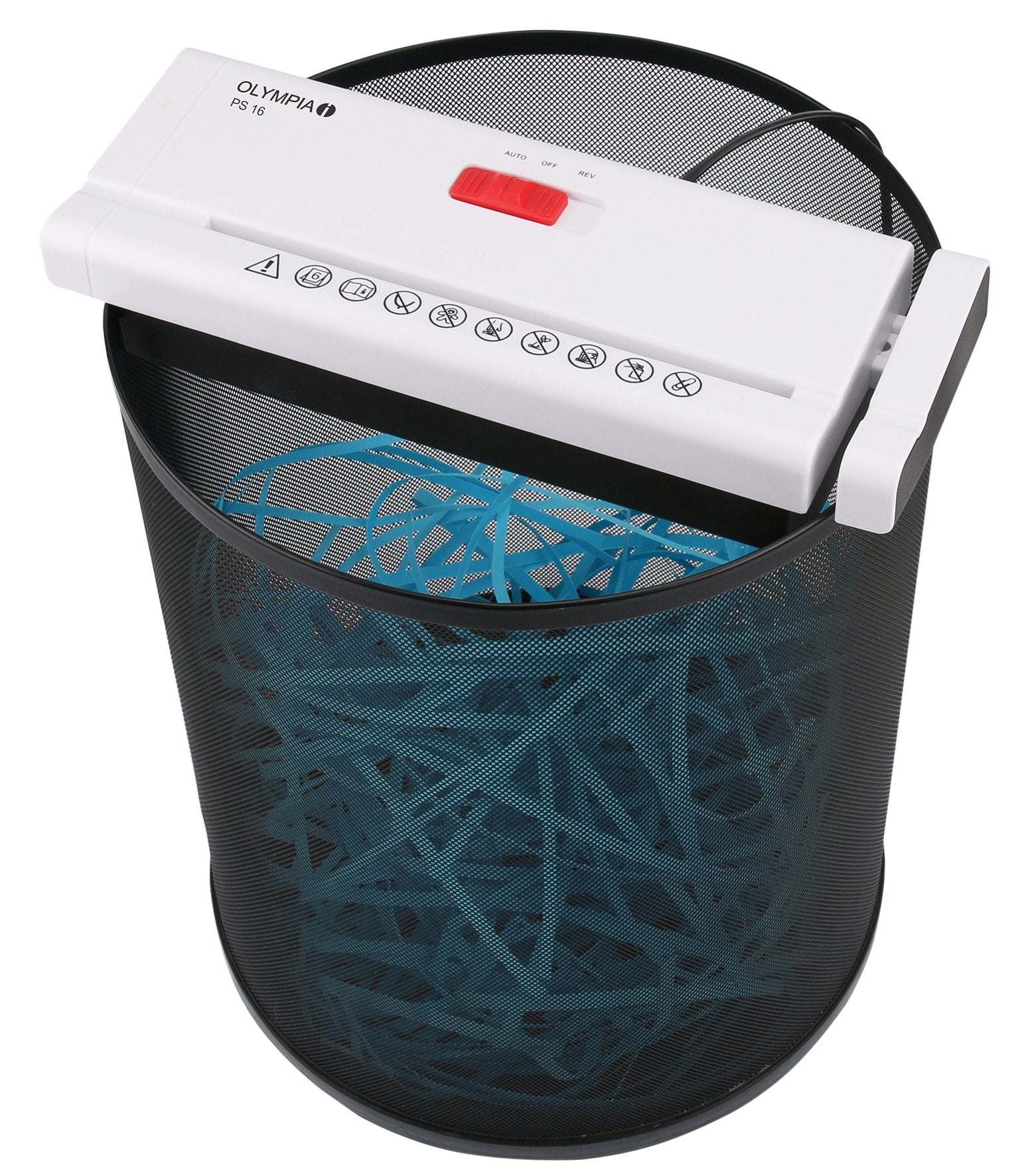 EAN 4030152027057 - Olympia 2705 triturador de papel Corte en tiras 34 cm Blanco imagen 5