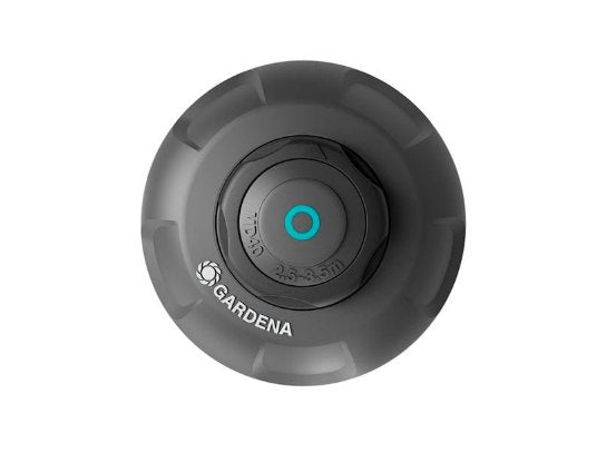 Aspersor Emergente Gardena Sprinklersystem Md180 (Negro/Gris, Alcance De Pulverización De 5,5 A 7,5 Metros)