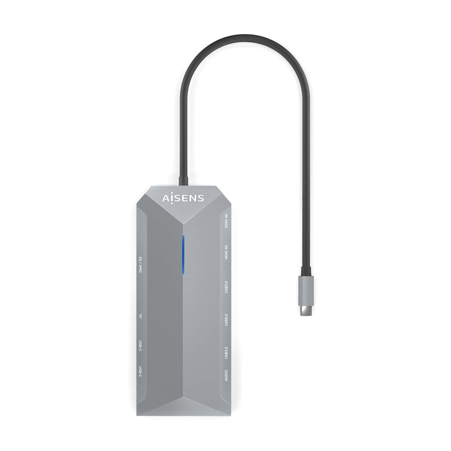 EAN 8436574709209 - AISENS ASUC-12P005-GR base para portátil y replicador de puertos Alámbrico USB 3.2 Gen 1 (3.1 Gen 1) Type imagen 3