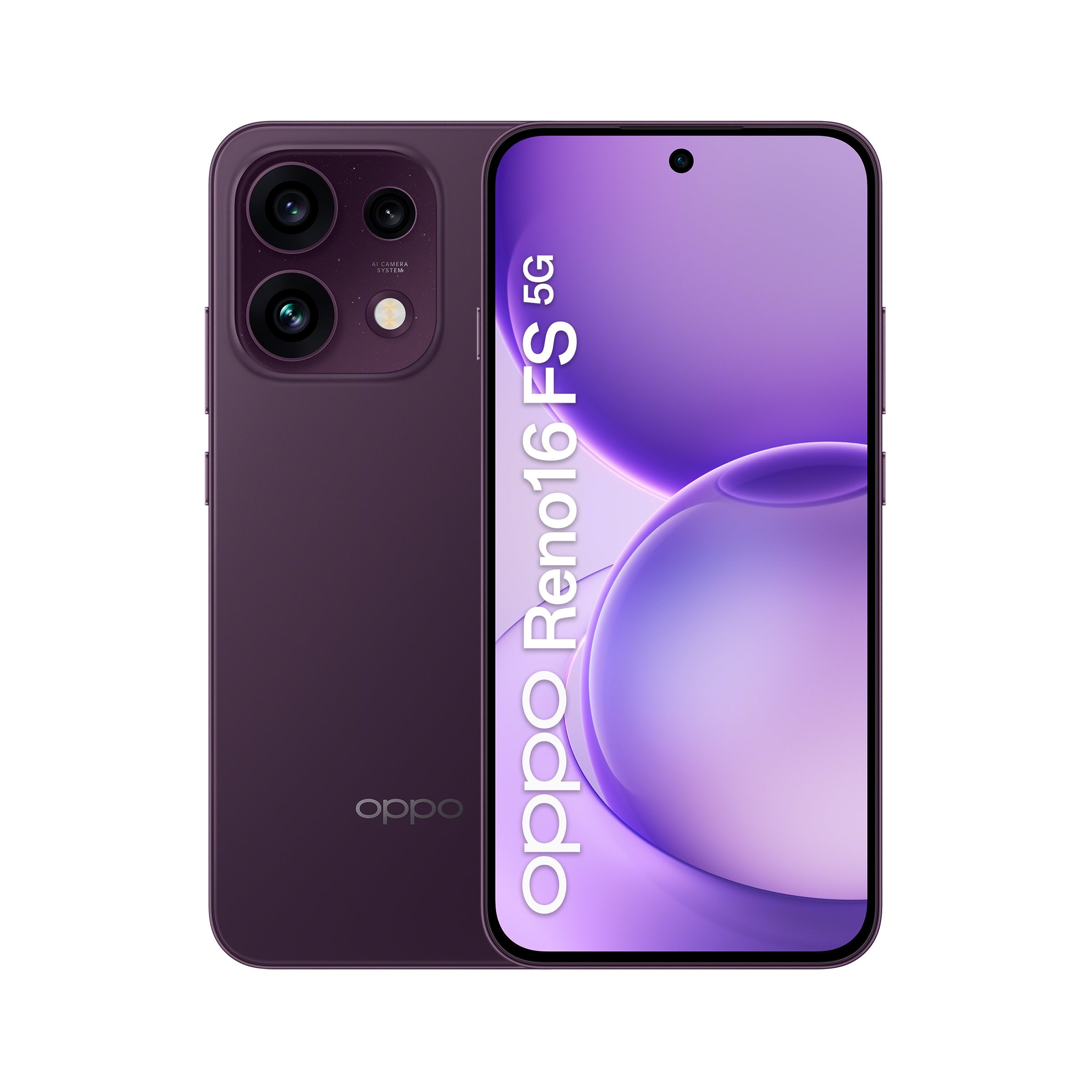 Oppo Reno 16 Fs 8+512gb 6.57" 5g Purple Black Ita