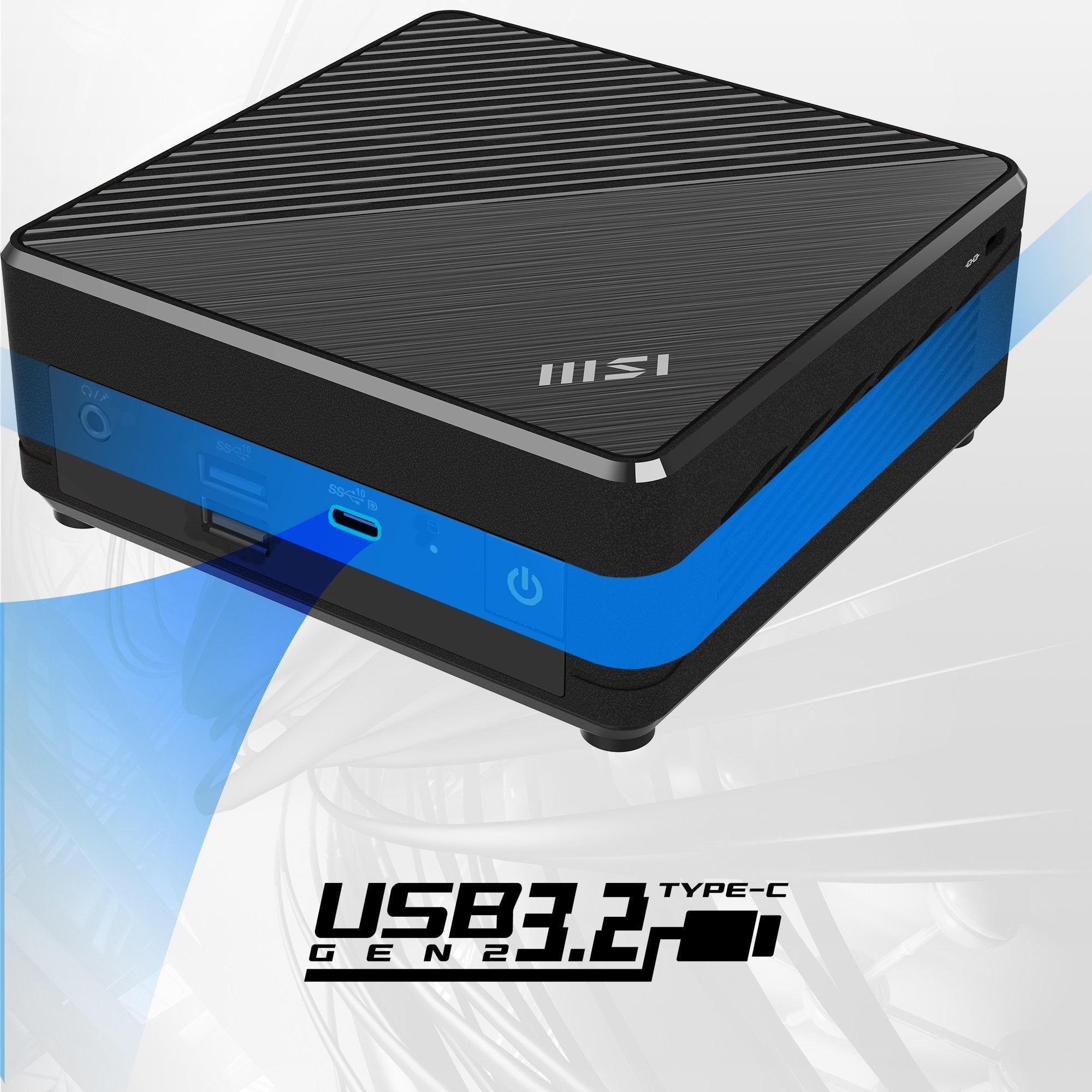 Msi Cubi N Adl-006de Intel N200 4gb 128gb Negro W11p