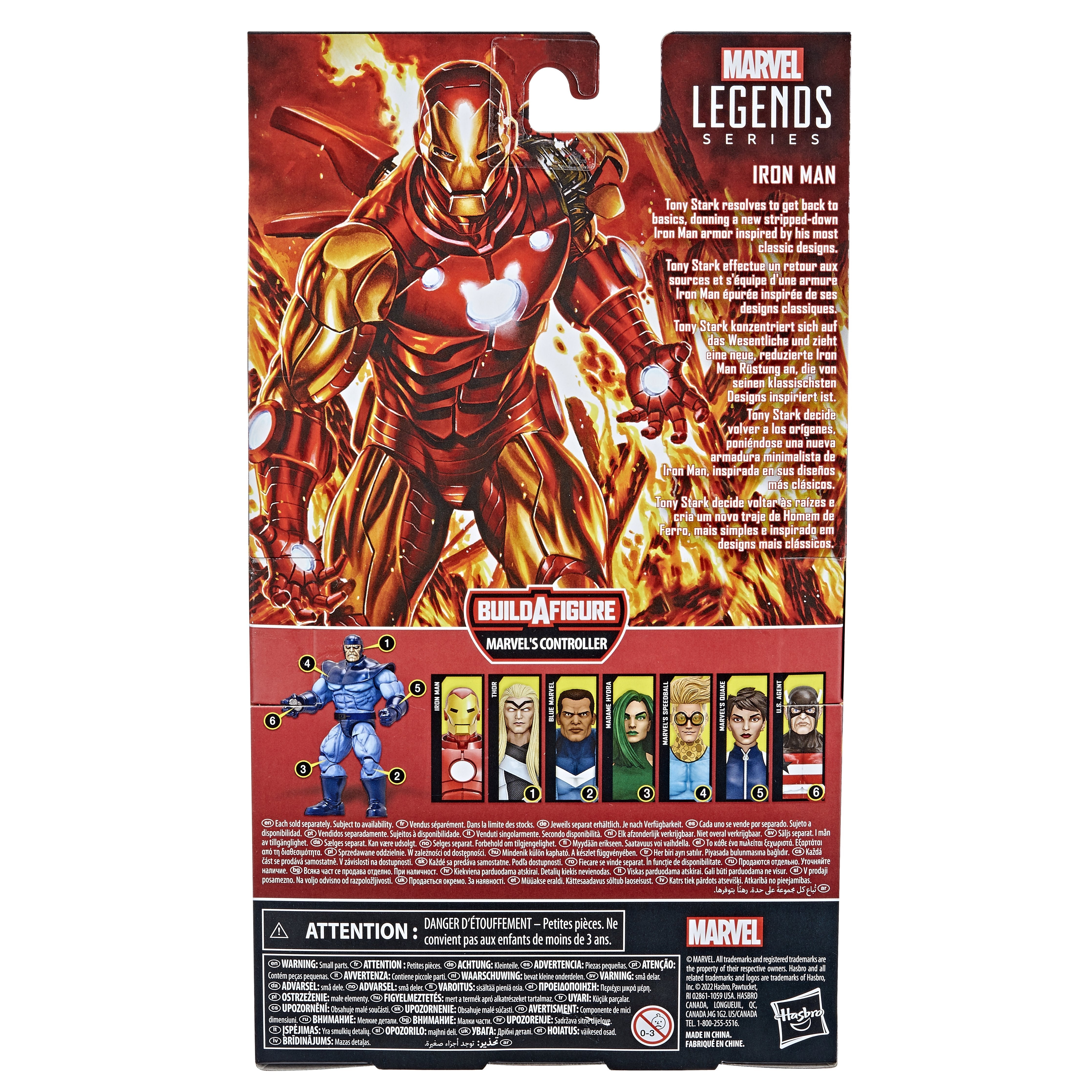 Figura Iron Man Marvel Legends 15cm