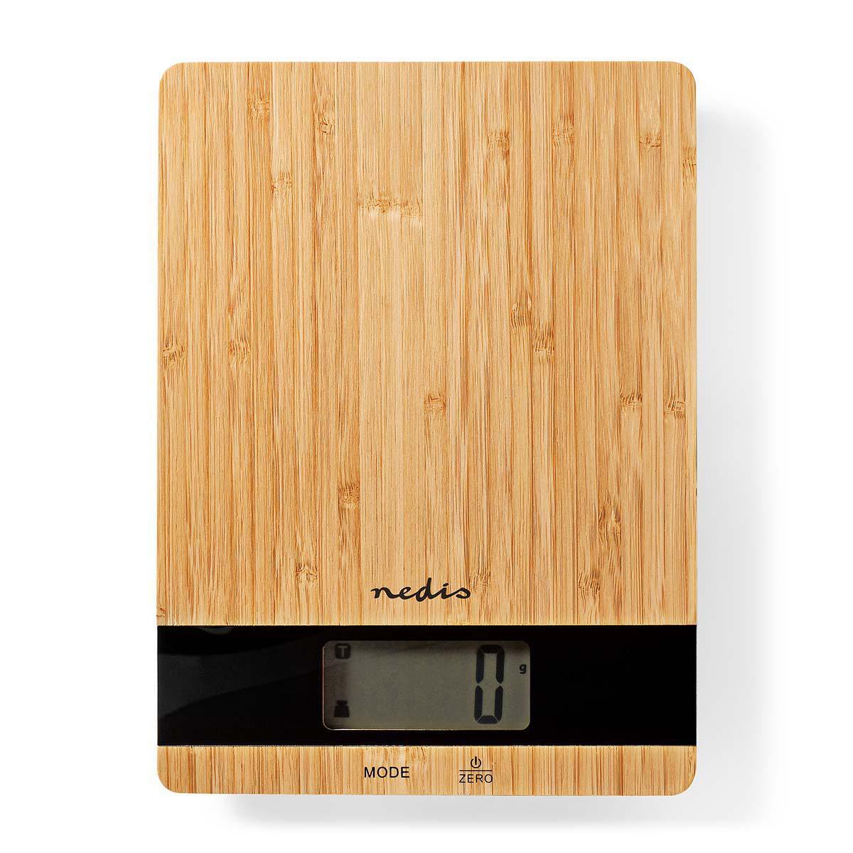 EAN 5412810334520 - Nedis KASC600WD báscula de cocina Madera Encimera Rectángulo Báscula electrónica de cocina imagen 3