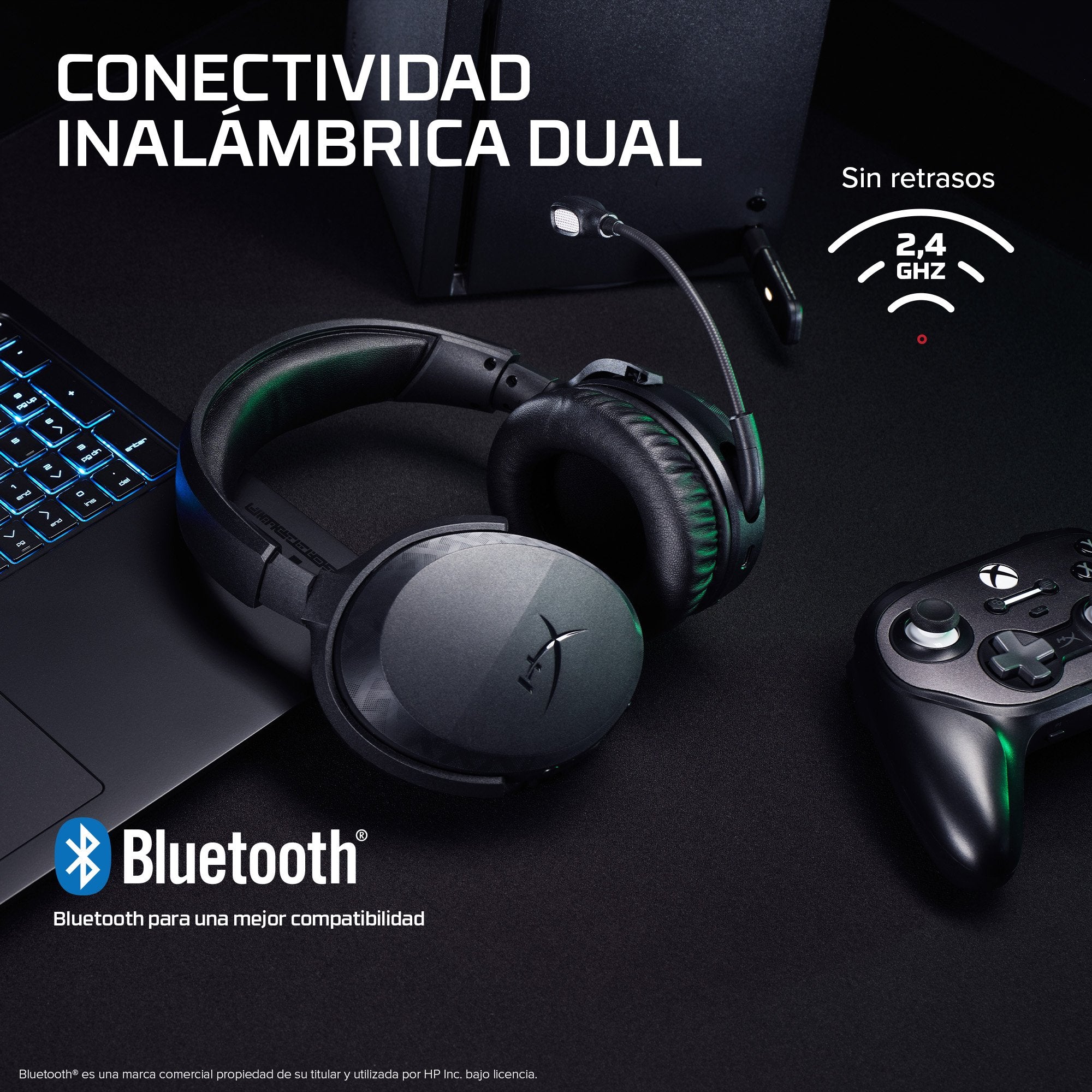 EAN 0199251514678 - HyperX CloudX Stinger 3 Wireless Gaming Headset Xbox Negro imagen 3