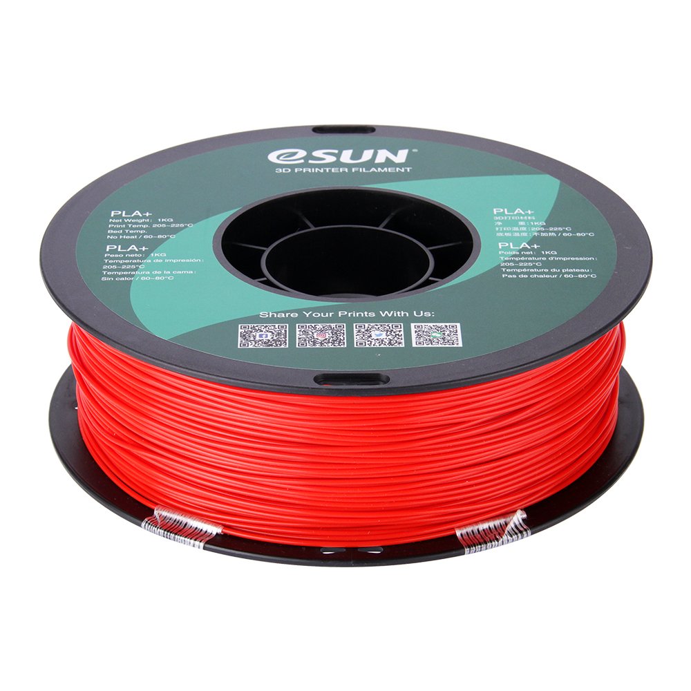 Pla+ 1,75mm Rojo 1kg