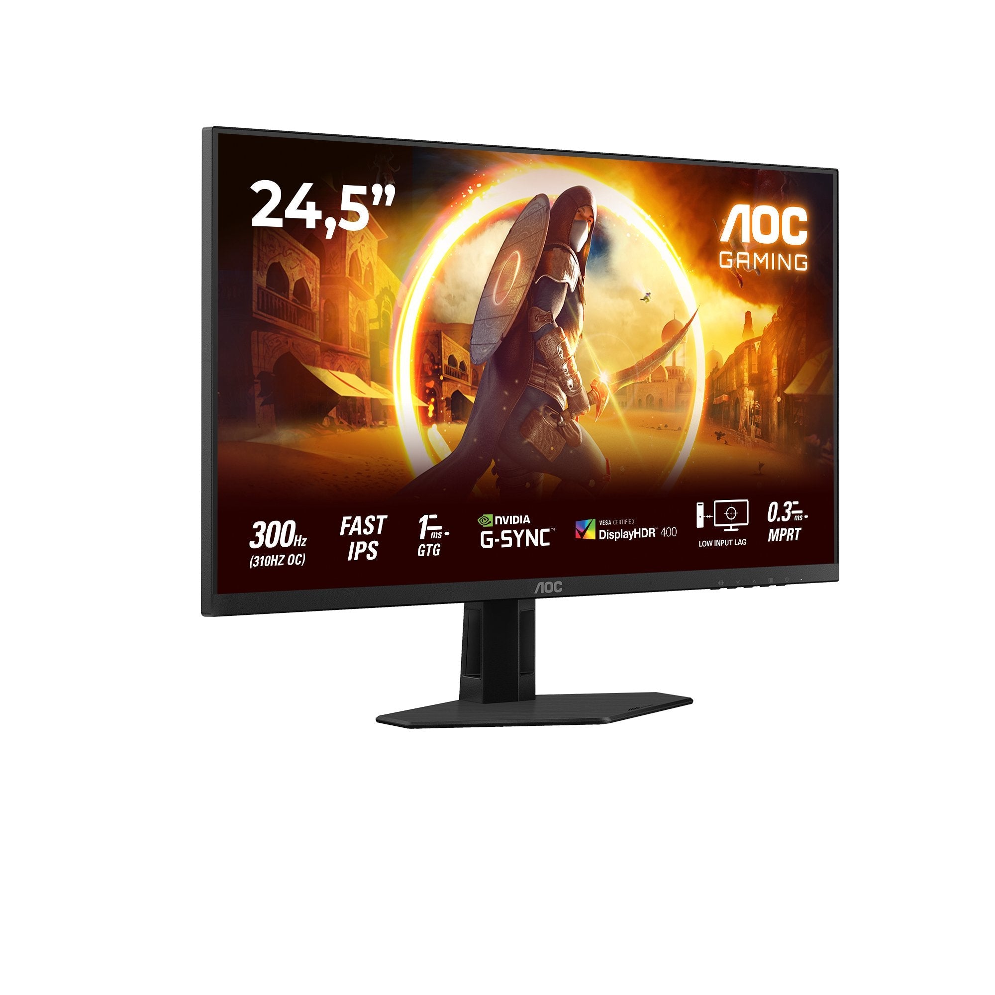 Aoc 25g4sre 24.5" 1920x1080 Fast Ips 300hz Aoc Gaming 2xhdmi 1xdp