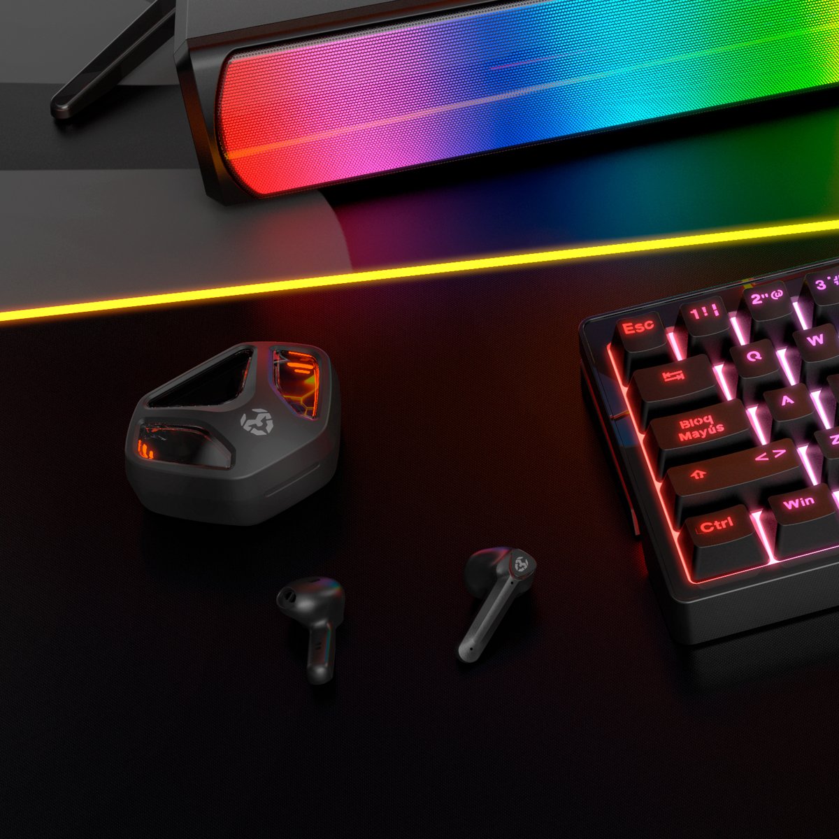 Auriculares Micro Krom Kall Wireless In-Ear