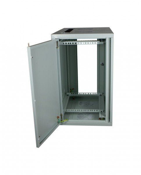 Allnet 19\"Wandgehäuse, 5he, Vertikal, T370 Lichtgris, Smh-Serie,