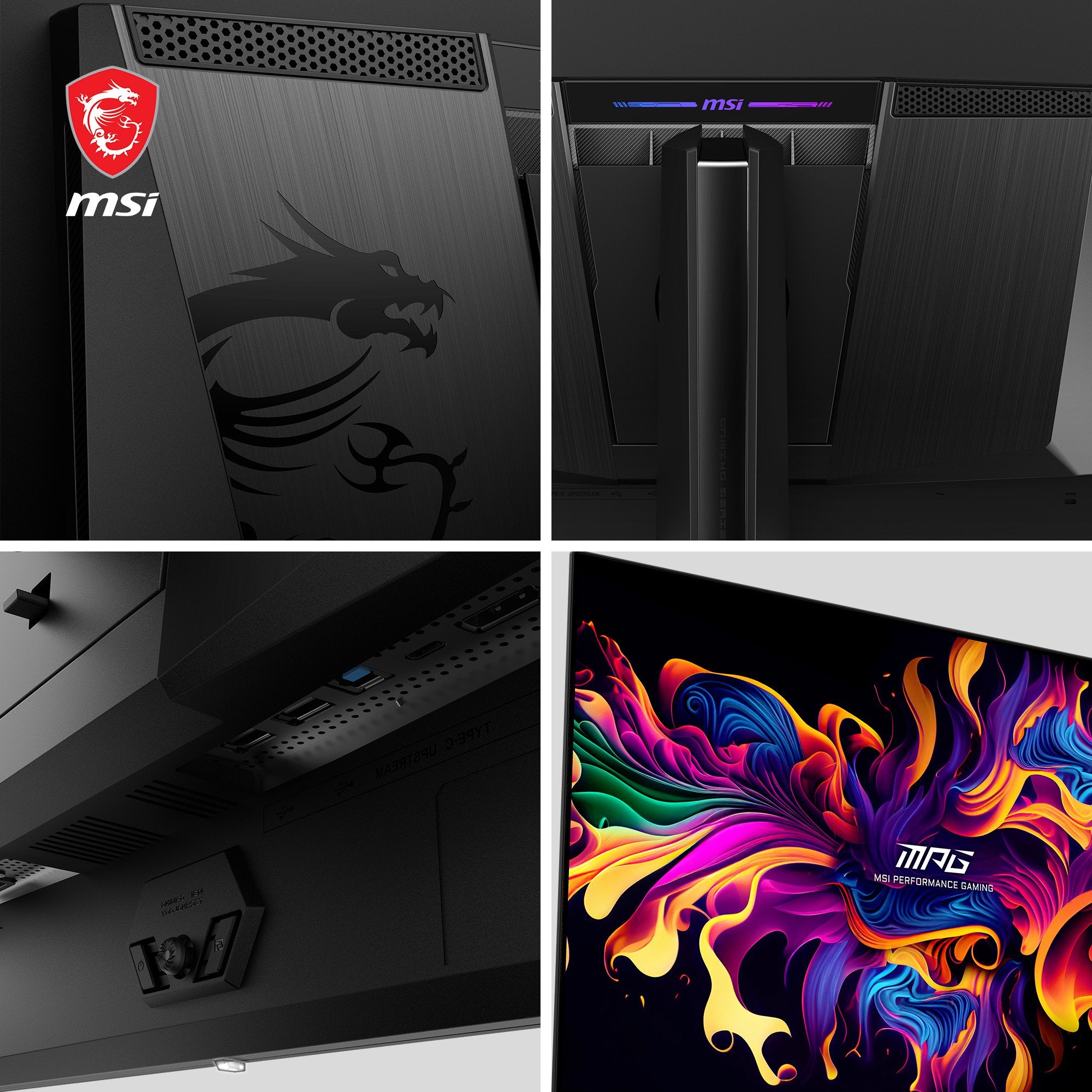 EAN 4711377159449 - MSI MPG 321URXDE QD-OLED pantalla para PC 80 cm (31.5") 3840 x 2160 Pixeles 4K Ultra HD Negro imagen 12