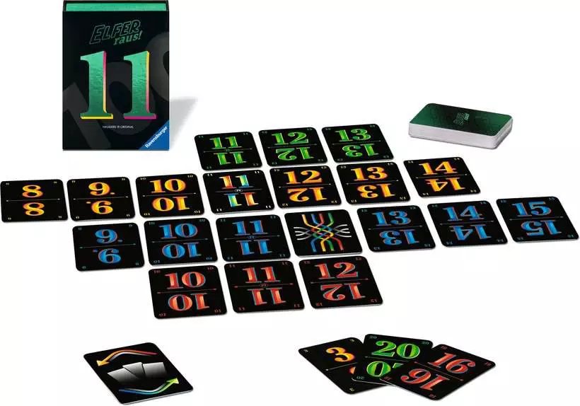 Ravensburger Elfer Fuera! 100 Años De Edición De Aniversario, Juego De Cartas 23020