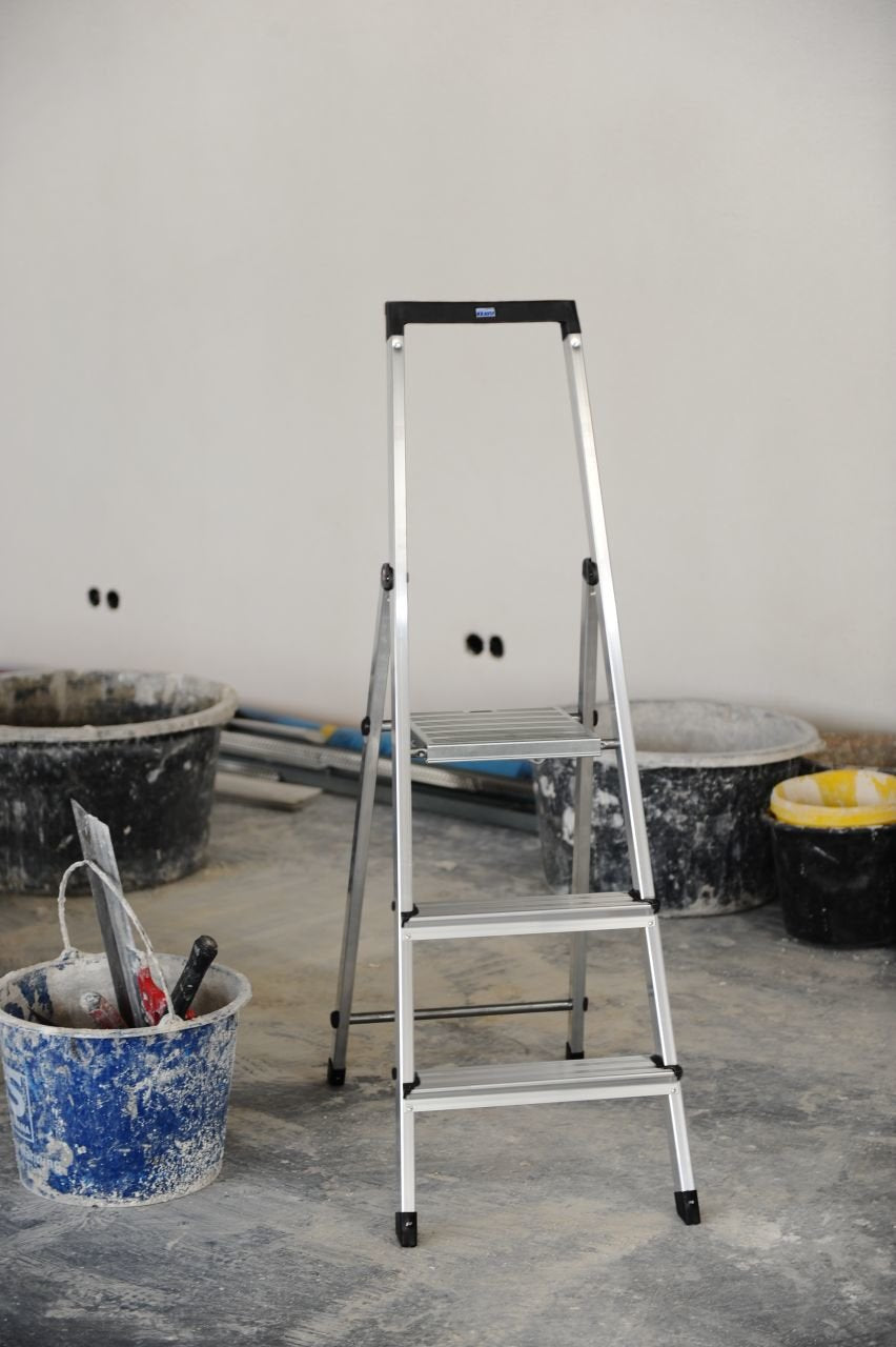 EAN 4009199126214 - Krause 126214 escalera Escalera taburete Aluminio, Negro imagen 5