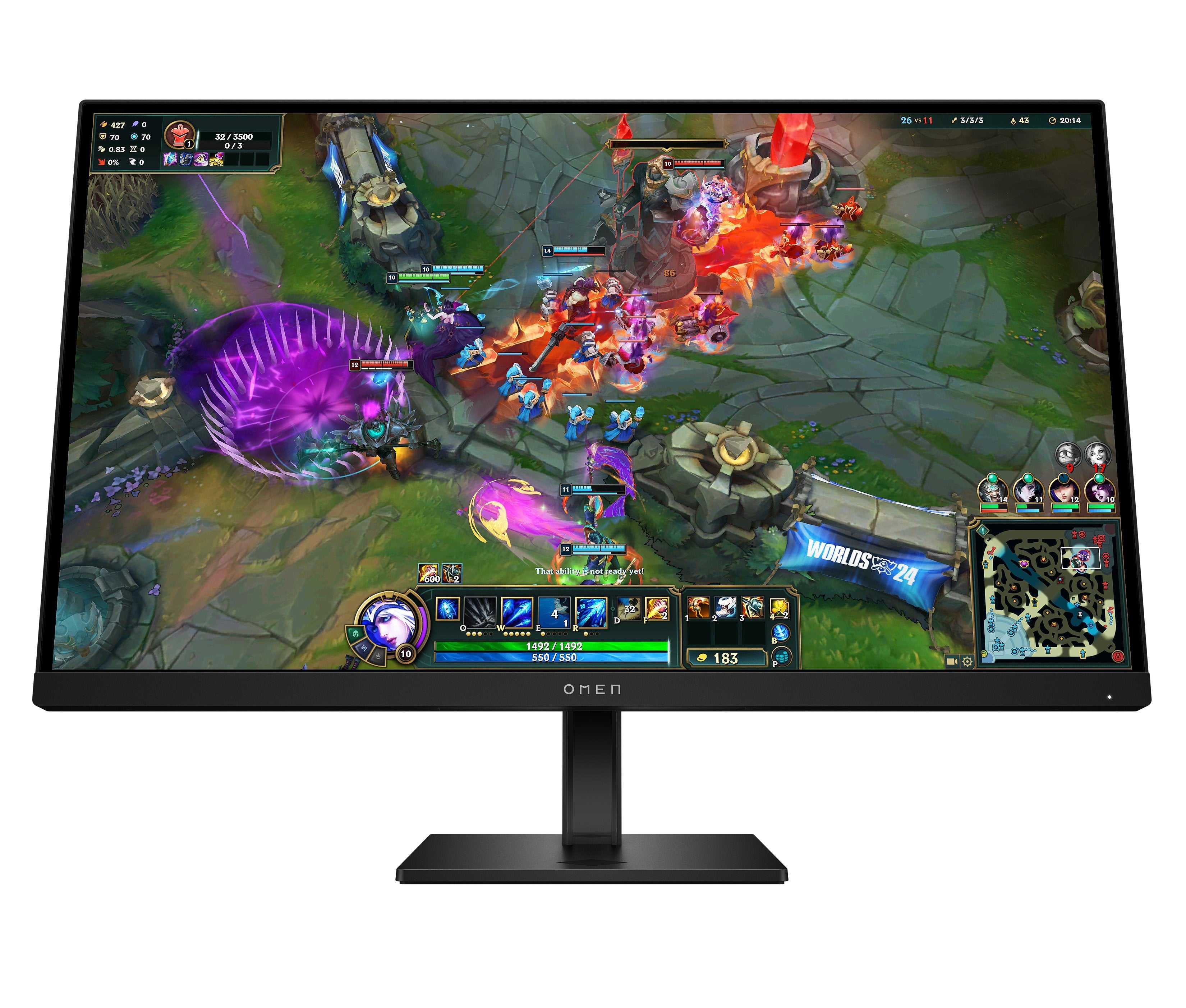 EAN 198701731368 - HP OMEN 27 inch QHD 280Hz Gaming Monitor - 27qs G2 pantalla para PC 68,6 cm (27") 2560 x 1440 Pixeles Quad imagen 1