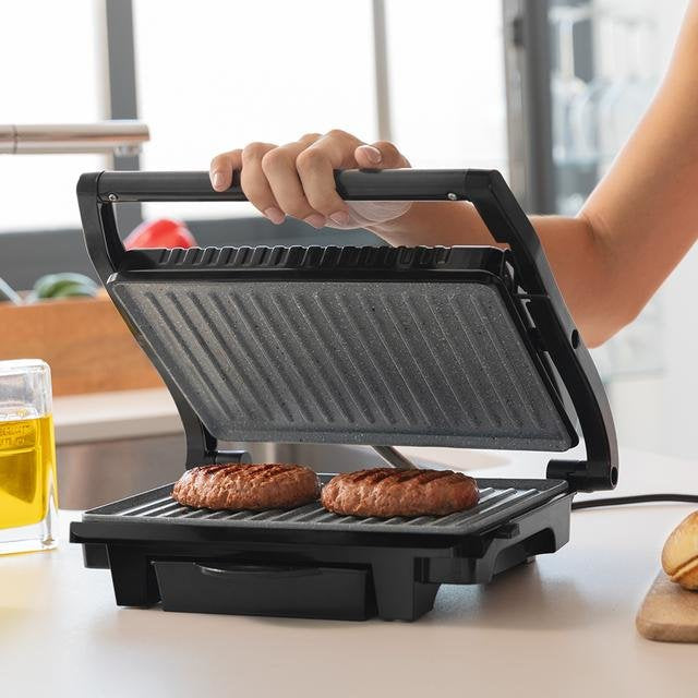 Grill Eléctrico Cecotec Rock N Grill 1000 Dark 1000w Tamaño 254*175mm