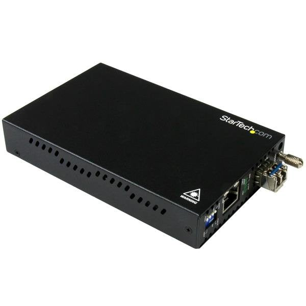 Startech.Com Conversor De Medios De Ethernet Gigabit De Cobre A Fibra - Monomodo Lc - 10km 2 Años