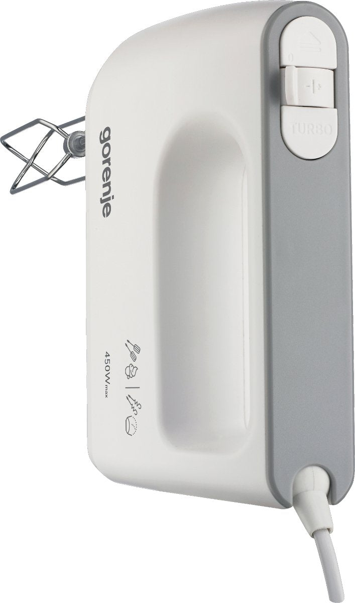 Gorenje M420cw Mixer, Hand, Power 450 W, 5 Speeds, White