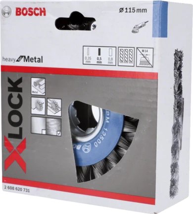 EAN 3165140954174 - Bosch 2 608 620 731 accesorio para amoladora angular Cepillo abrasivo imagen 3