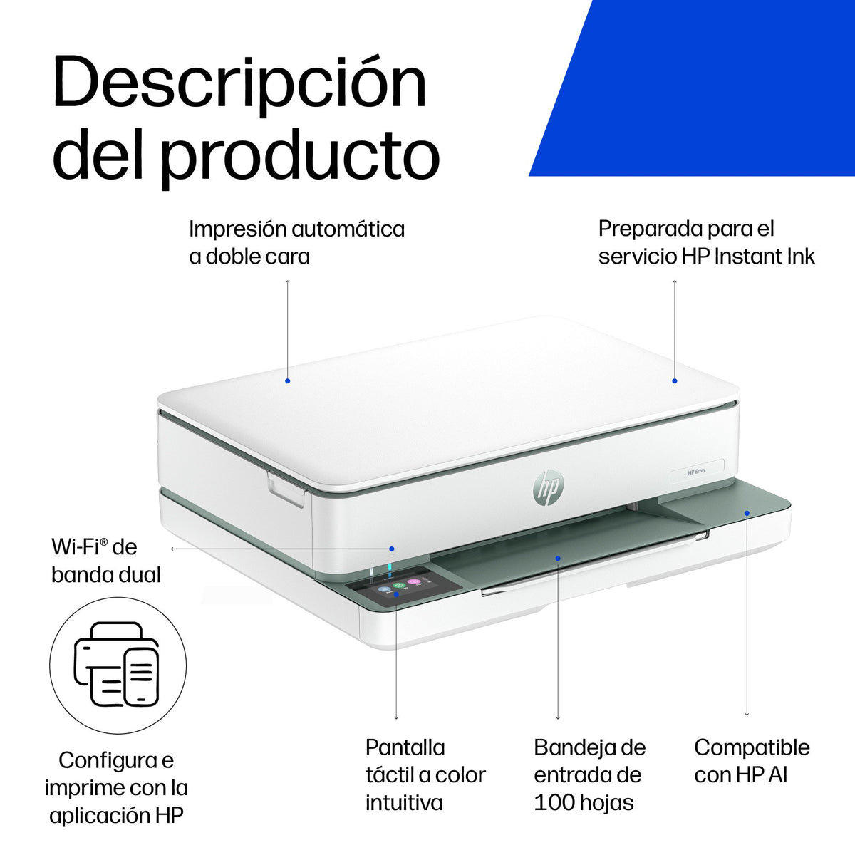 EAN 0197498438924 - HP ENVY 6130e All-in-One Printer Inyección de tinta térmica A4 4800 x 1200 DPI 10 ppm Wifi imagen 5
