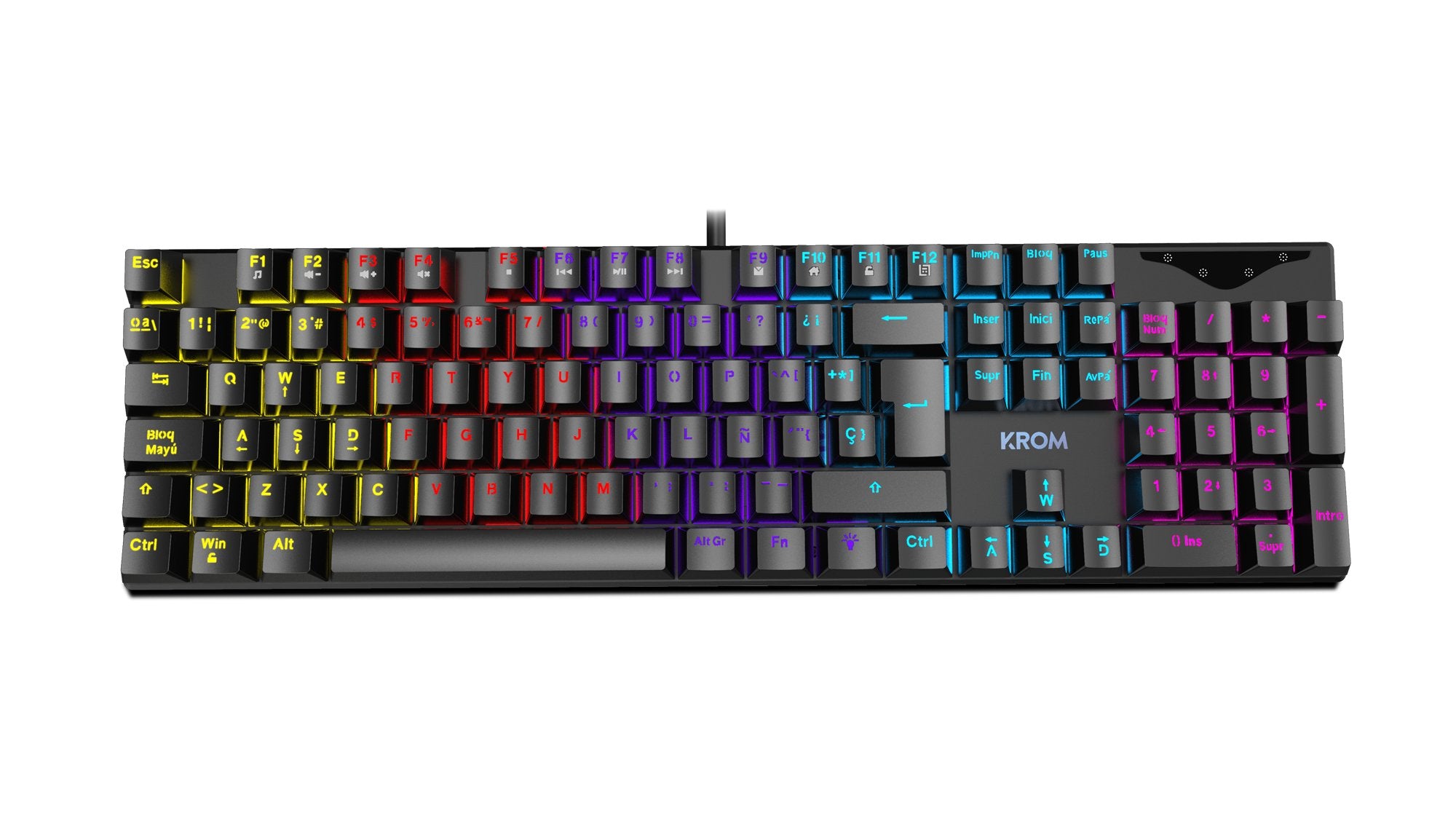 EAN 8436587972027 - Krom Kasic teclado Juego USB QWERTY Inglés Negro imagen 1