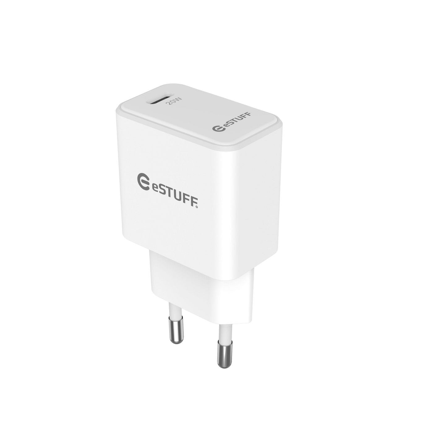 Usb-C Charger Eu Pd 20w. 1 X Usb-C. White