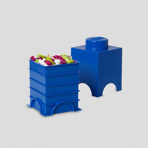 Lego Caja En Forma De Bloque