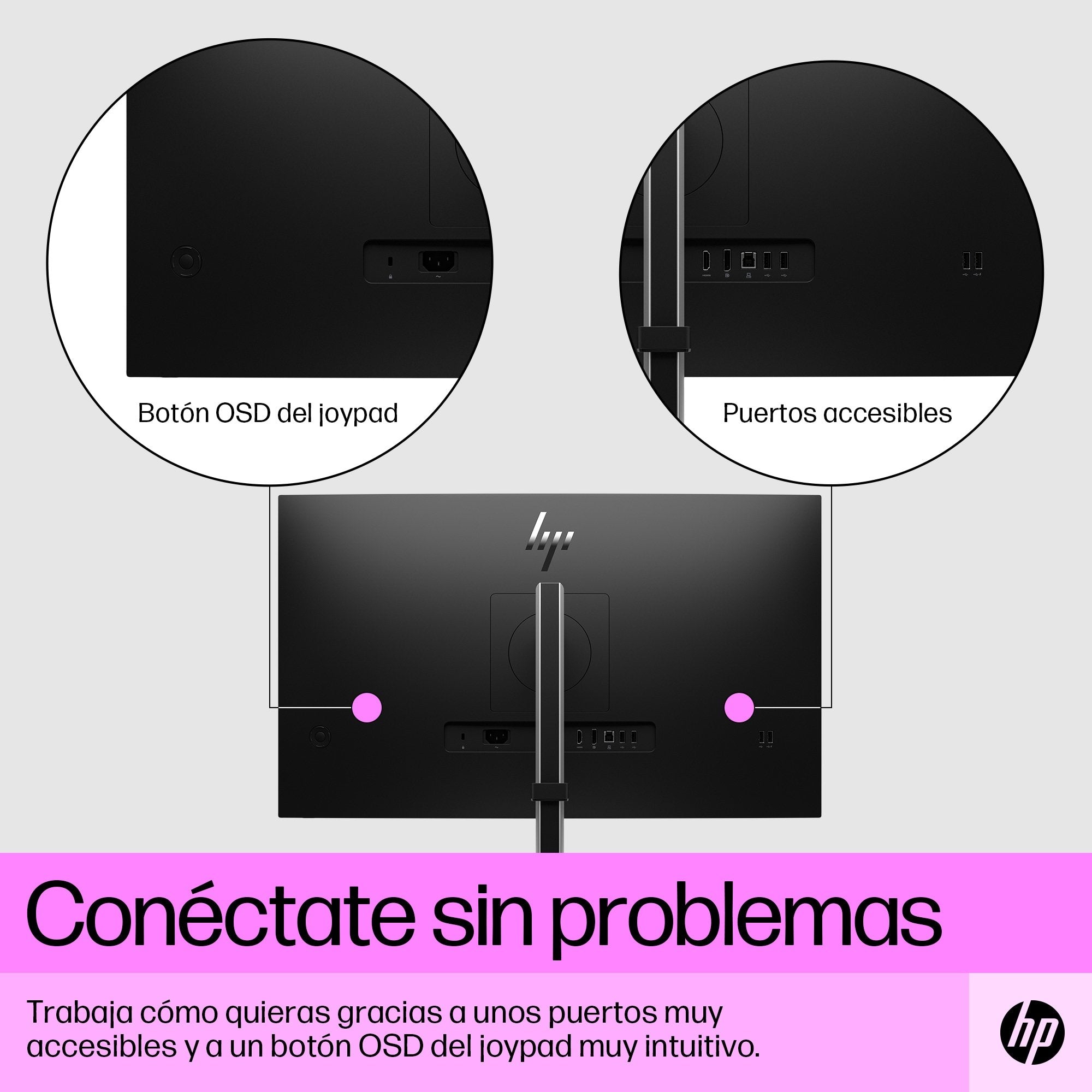 Monitor Hp E27q G5 68,6 Cm (27") 2560 X 1440 Pixeles Quad Hd Lcd Negro, Plata