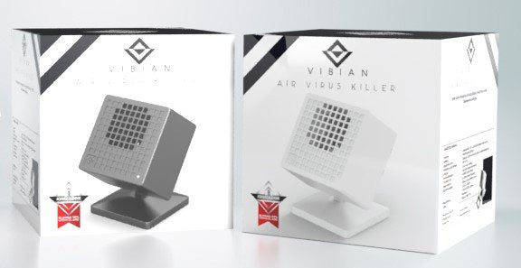 Purificador De Aire Vibian Air Virus Killer Por Iones Mata Virus Sars-Covid,H1n1, Mrsa Color Blanco