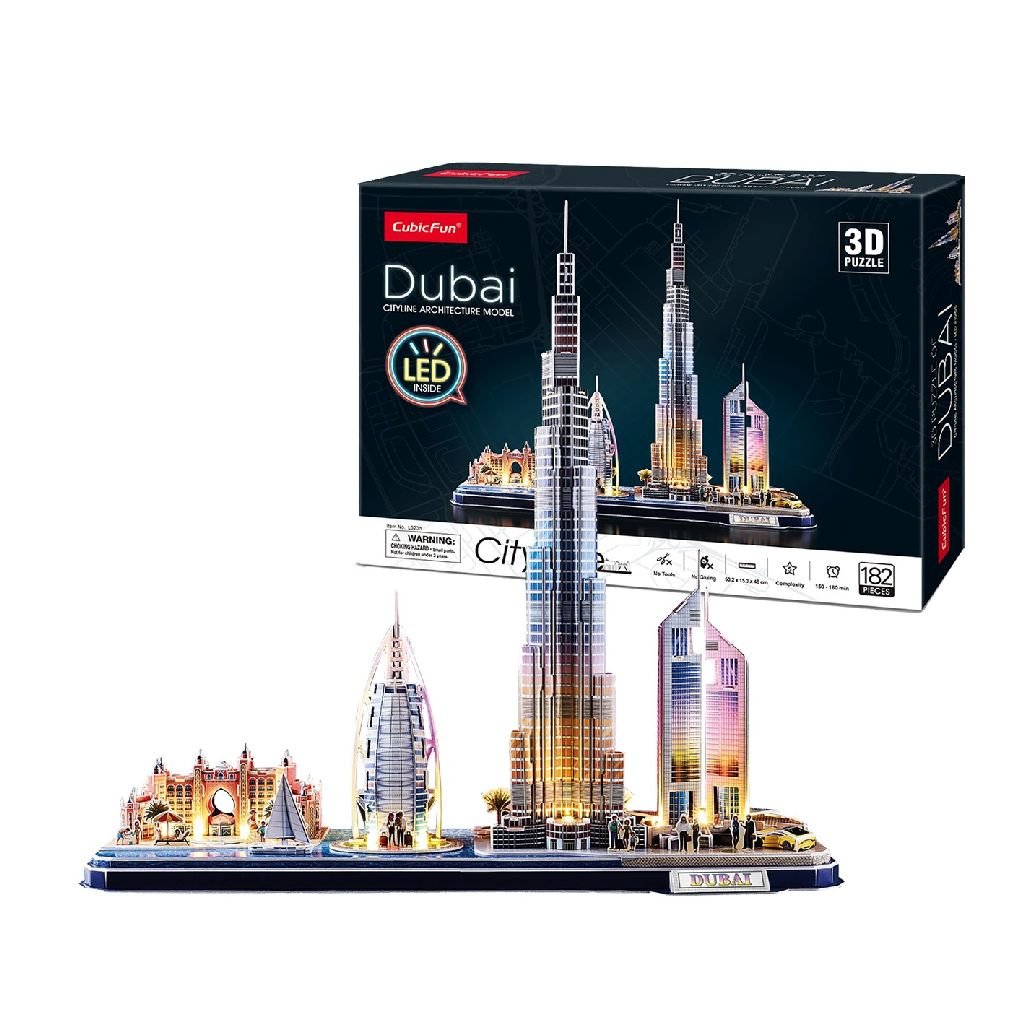 Cubic Fun Puzzle 3d Led  Dubai