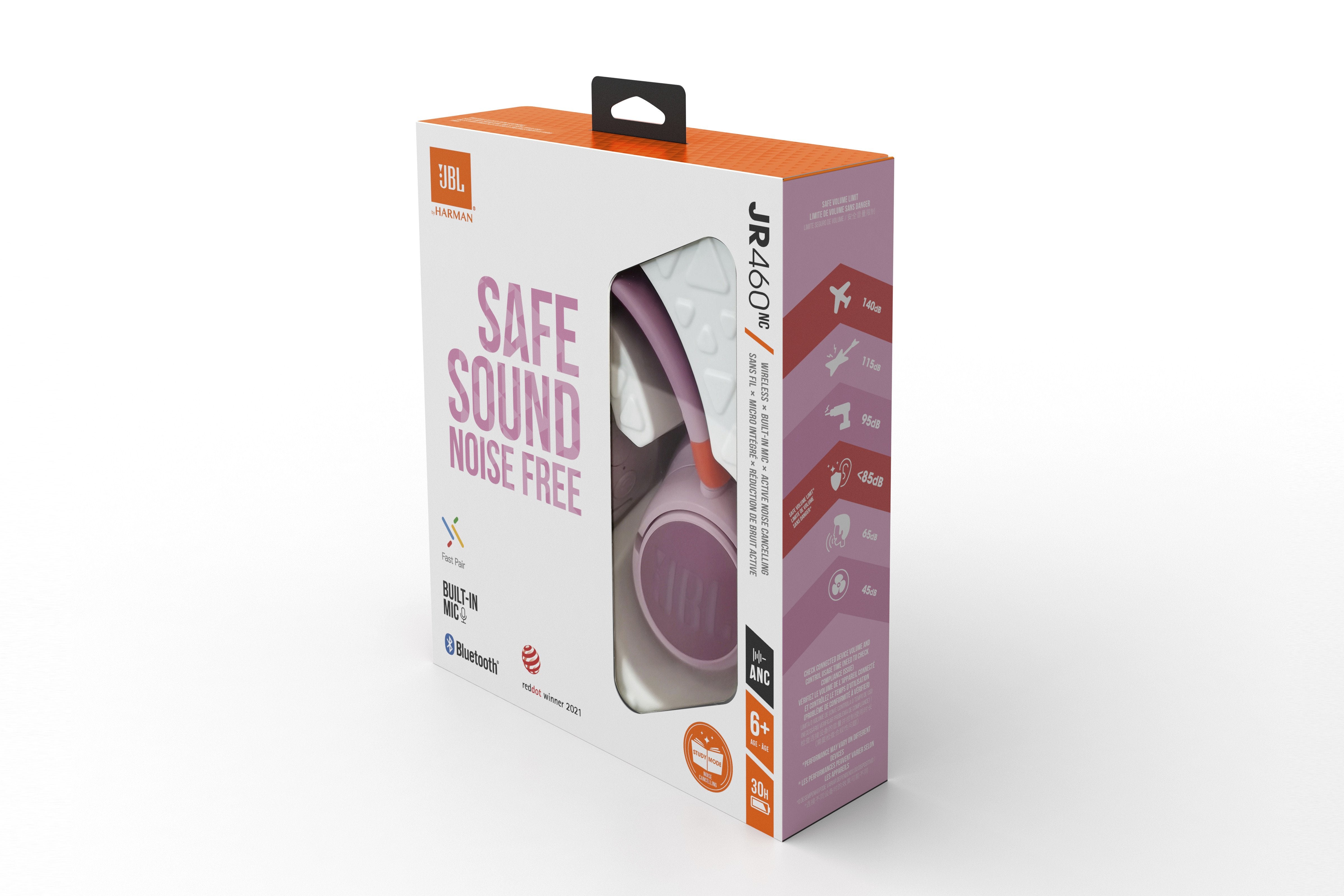 EAN 6925281986178 - JBL JR460 NC Auriculares Inalámbrico Diadema Llamadas/Música USB Tipo C Bluetooth Rosa imagen 8