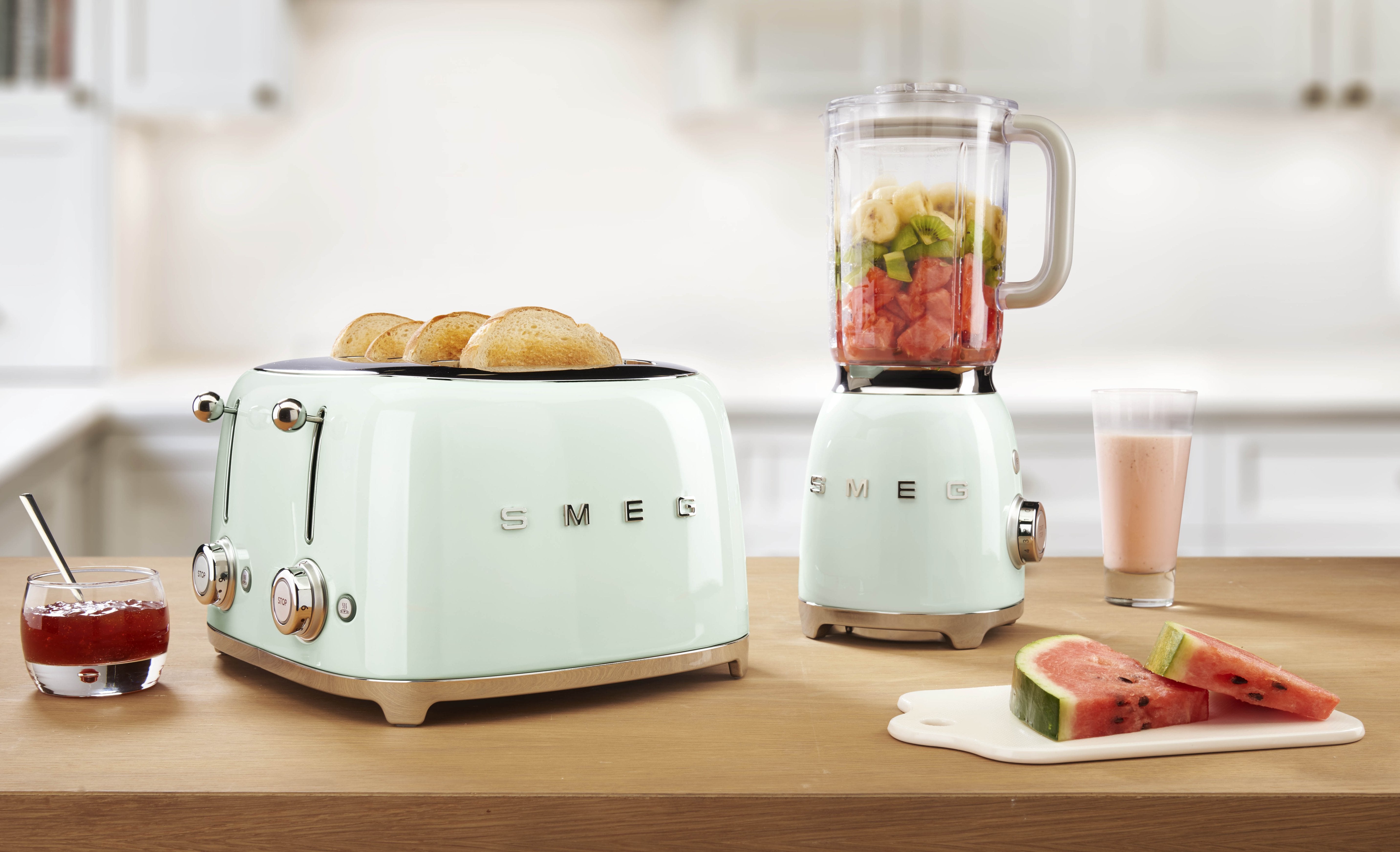 EAN 8017709263386 - Smeg TSF03PGEU tostadora 6 4 rebanada(s) 2000 W Verde imagen 12