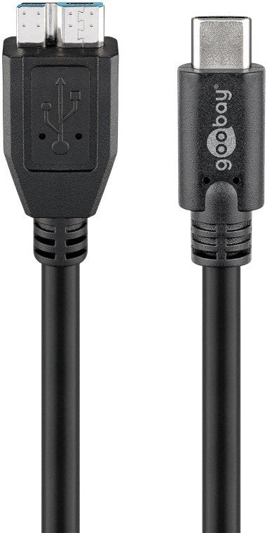 Goobay 67996 Cable Usb Usb 3.2 Gen 1 (3.1 Gen 1) 1 M Micro-Usb B Usb C Negro