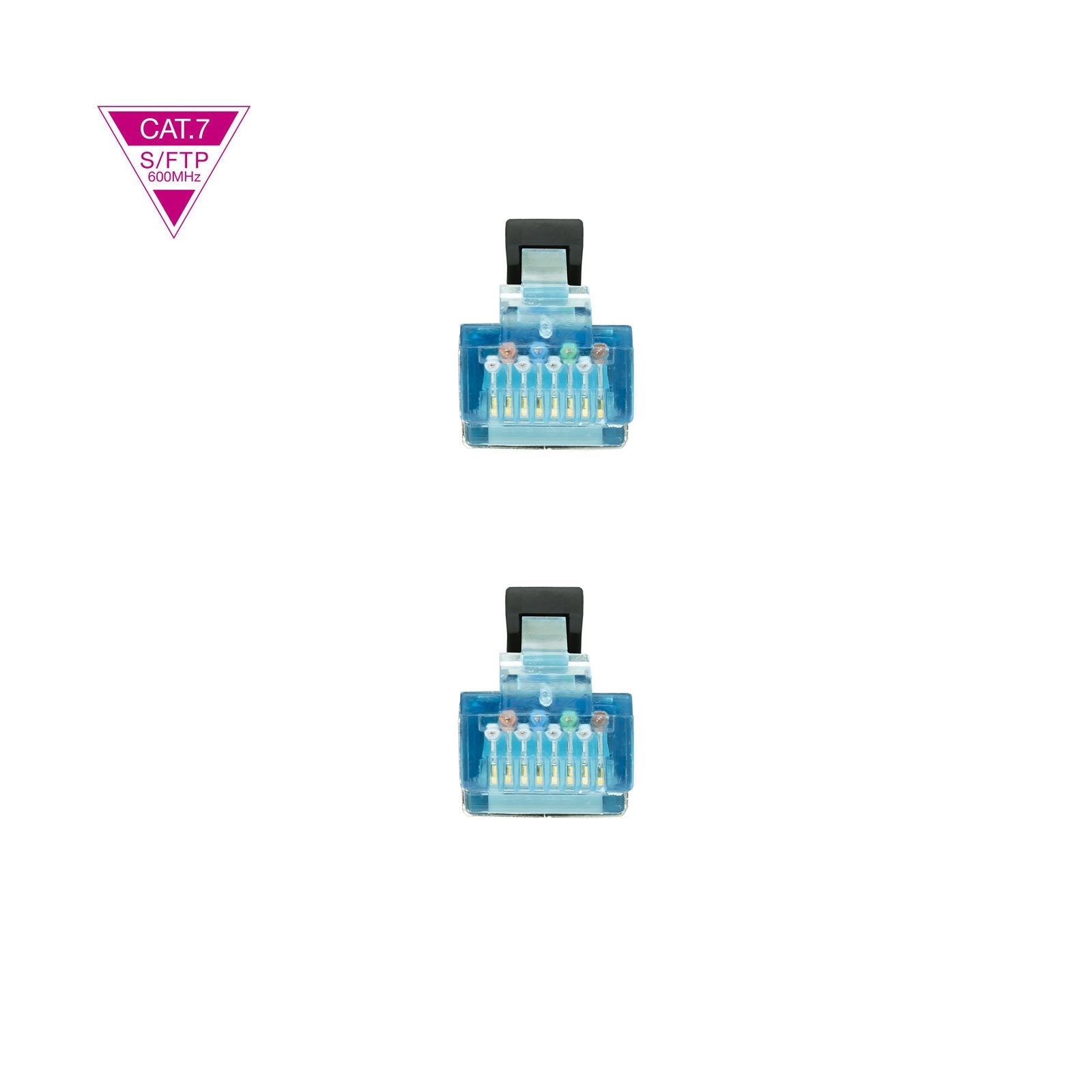 Nanocable Cable Red Cat.7 Lszh Sftp Pimf Awg26 50cm - Negro