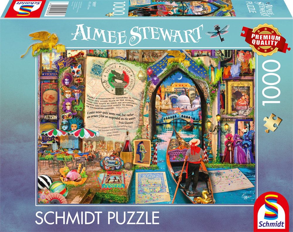 Schmidt Spiele Aimee Stewart: Erinnerungen An Venedig (1000 Teile) 58597