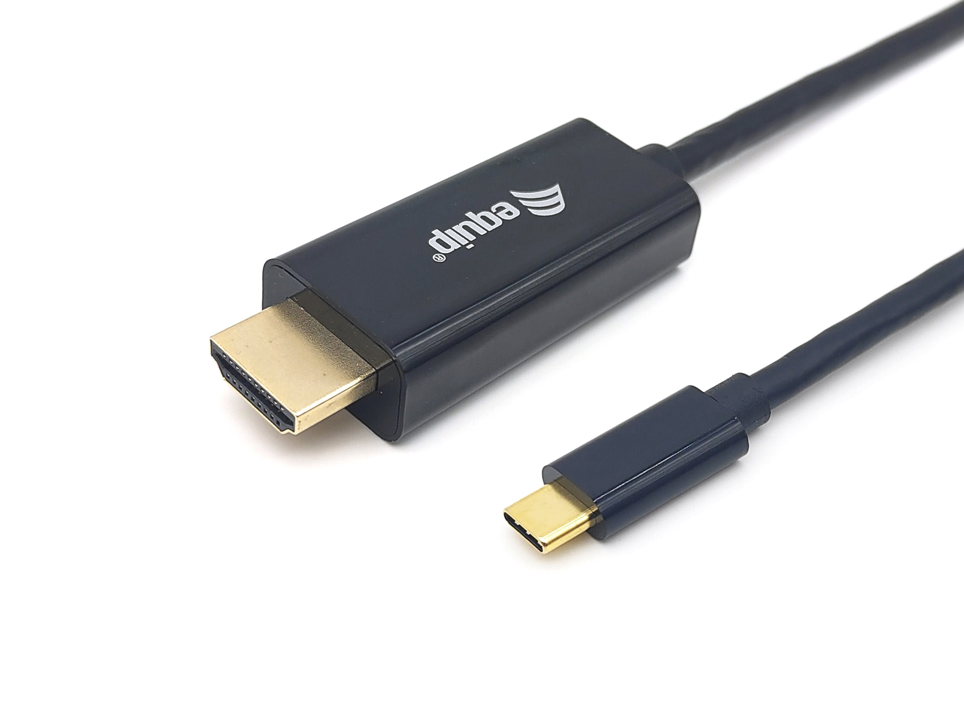 EAN 4015867228708 - Equip 133413 adaptador de cable de vídeo 3 m USB Tipo C HDMI tipo A (Estándar) Negro imagen 1