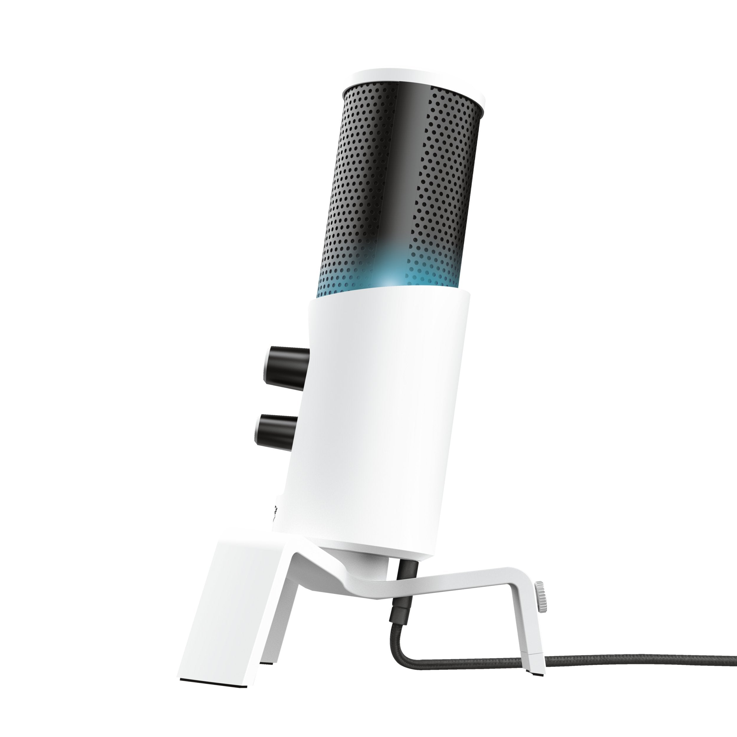 Microfono Trust Gxt 258w Fyru Usb 4 In 1- Patron Cardioide/Bidireccional/Estereo/Omnidireccional - Latencia Cero - Iluminacion Led 5 Colores 24257