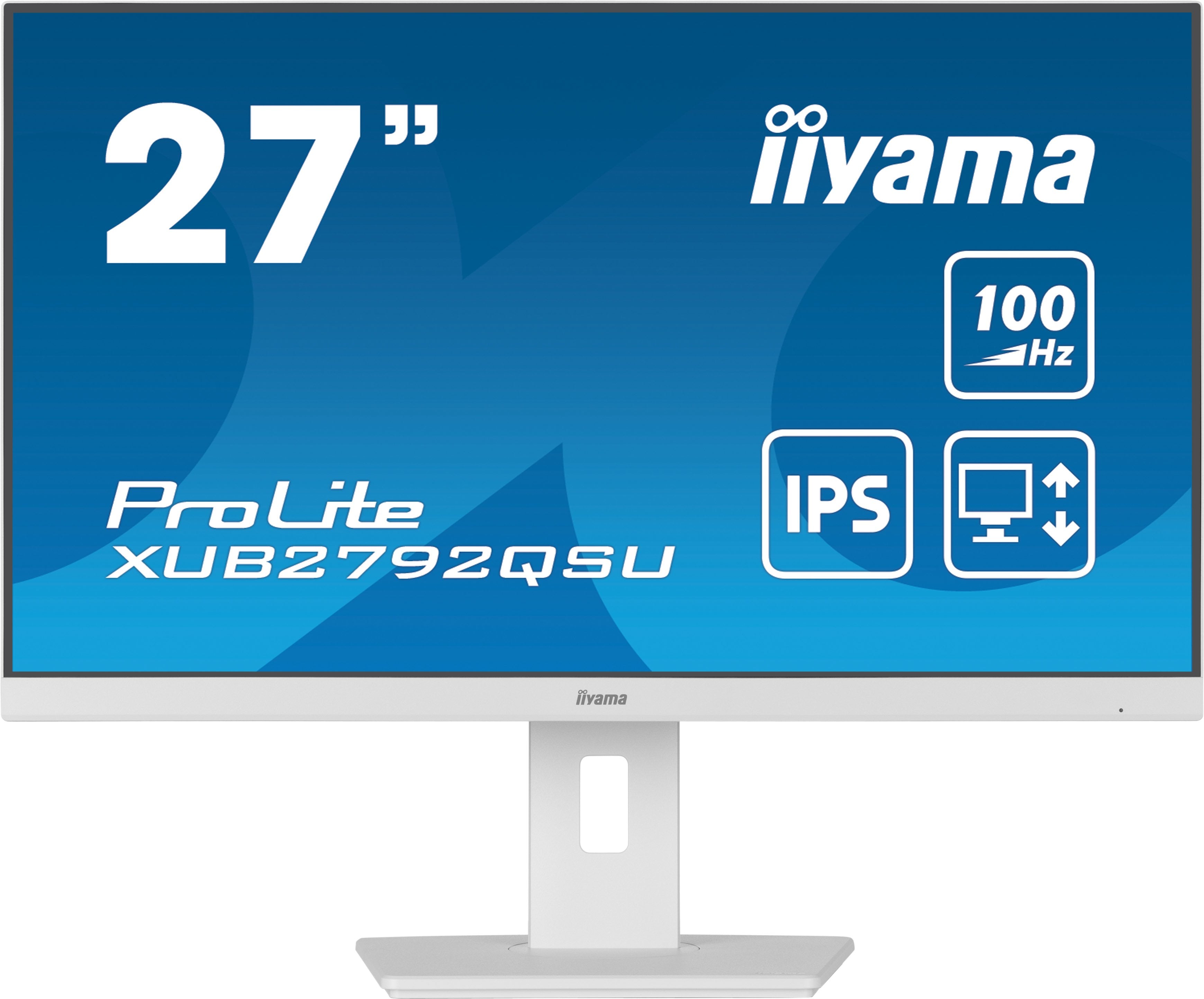EAN 4948570123384 - iiyama ProLite XUB2792QSU-W6 pantalla para PC 68,6 cm (27") 2560 x 1440 Pixeles Quad HD LED Blanco imagen 2