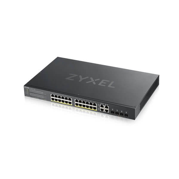 Switch 24 Ptos Zyxel Gs192024hpv2-Eu0101f 24xgigabit Poe 375w+4xrj45-Sfp/Smart L2/Qos Gs192024hpv2-Eu0101f