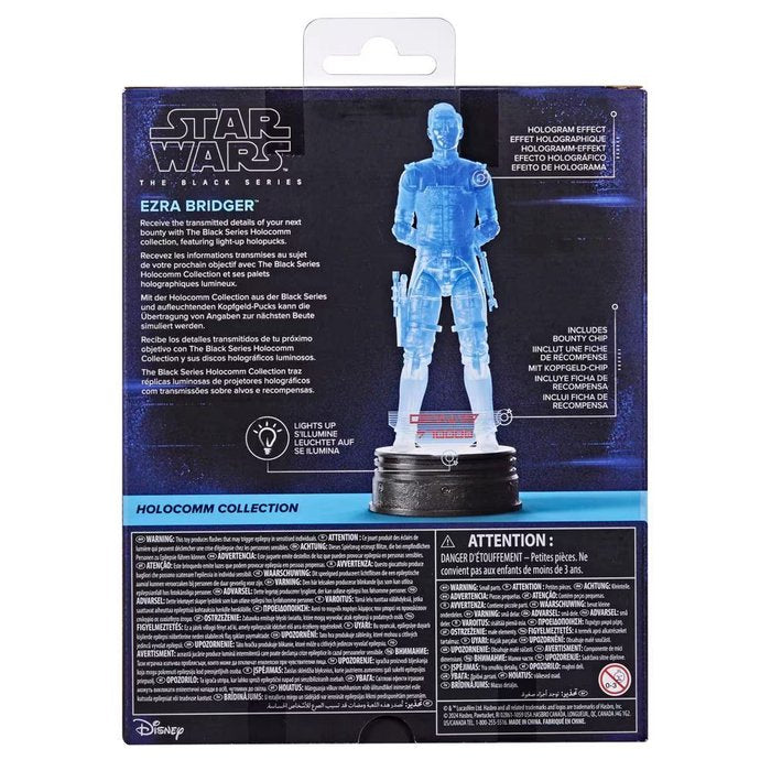 Figura Hasbro Star Wars The Black Series Holocomm Collection Ezra Bridger