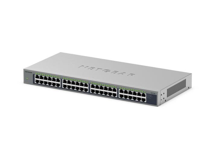 EAN 0606449174892 - NETGEAR GS748 No administrado Gigabit Ethernet (10/100/1000) Gris imagen 2