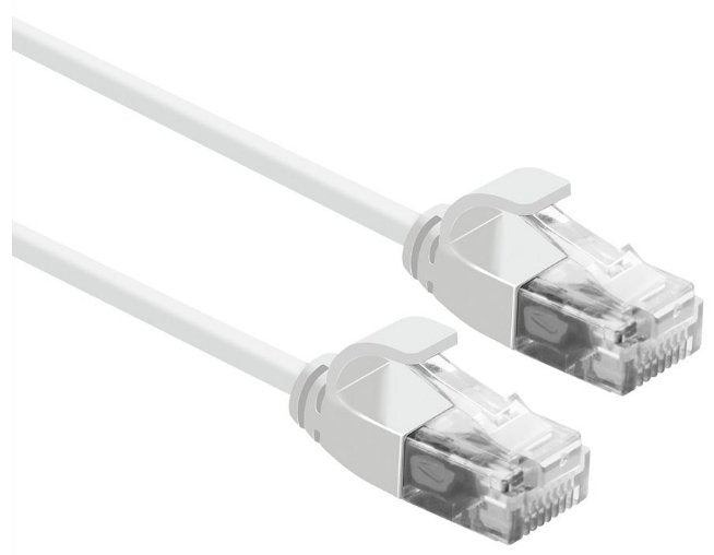 Roline Utp Datacenter Cable De Red Cat.6a (Class Ea), Lsoh, Slim, Wei, 0,3 M