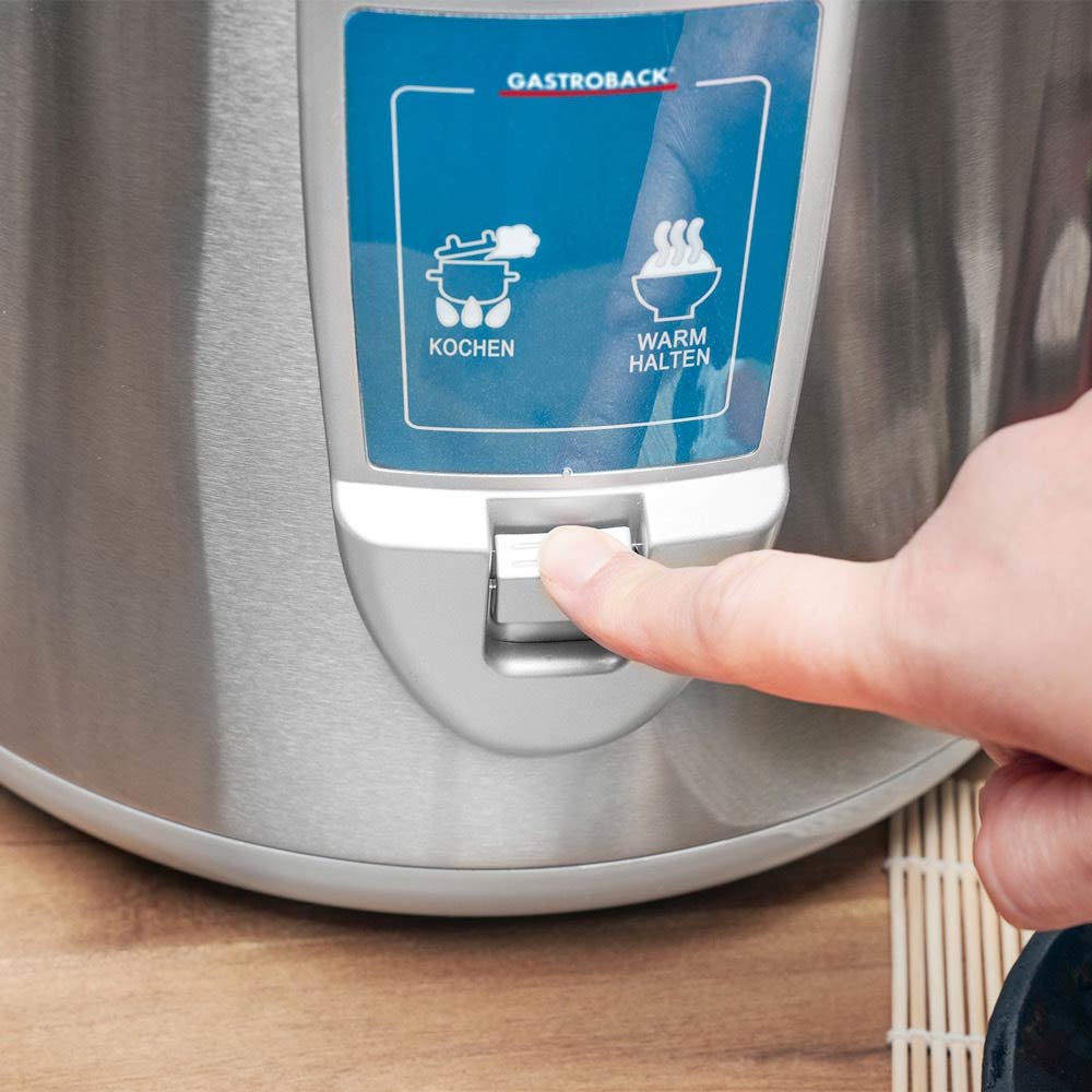 EAN 4016432425188 - Gastroback Design Pro arrocera 5 L 700 W Plata, Blanco imagen 3