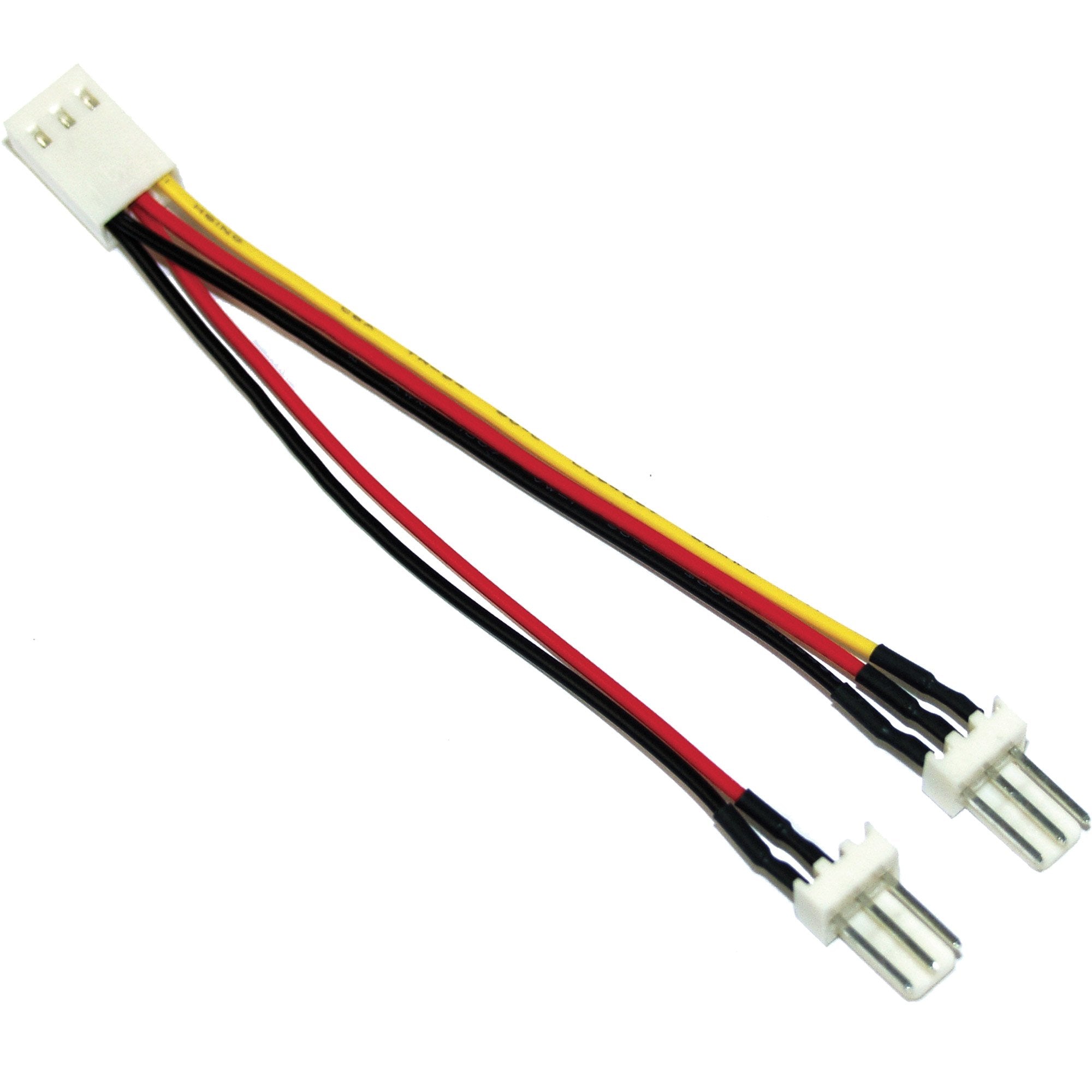 Adaptador De Ventilador Inline De 3 Pines Hembra A 2x 3 Pines Macho Aprox. 10cm